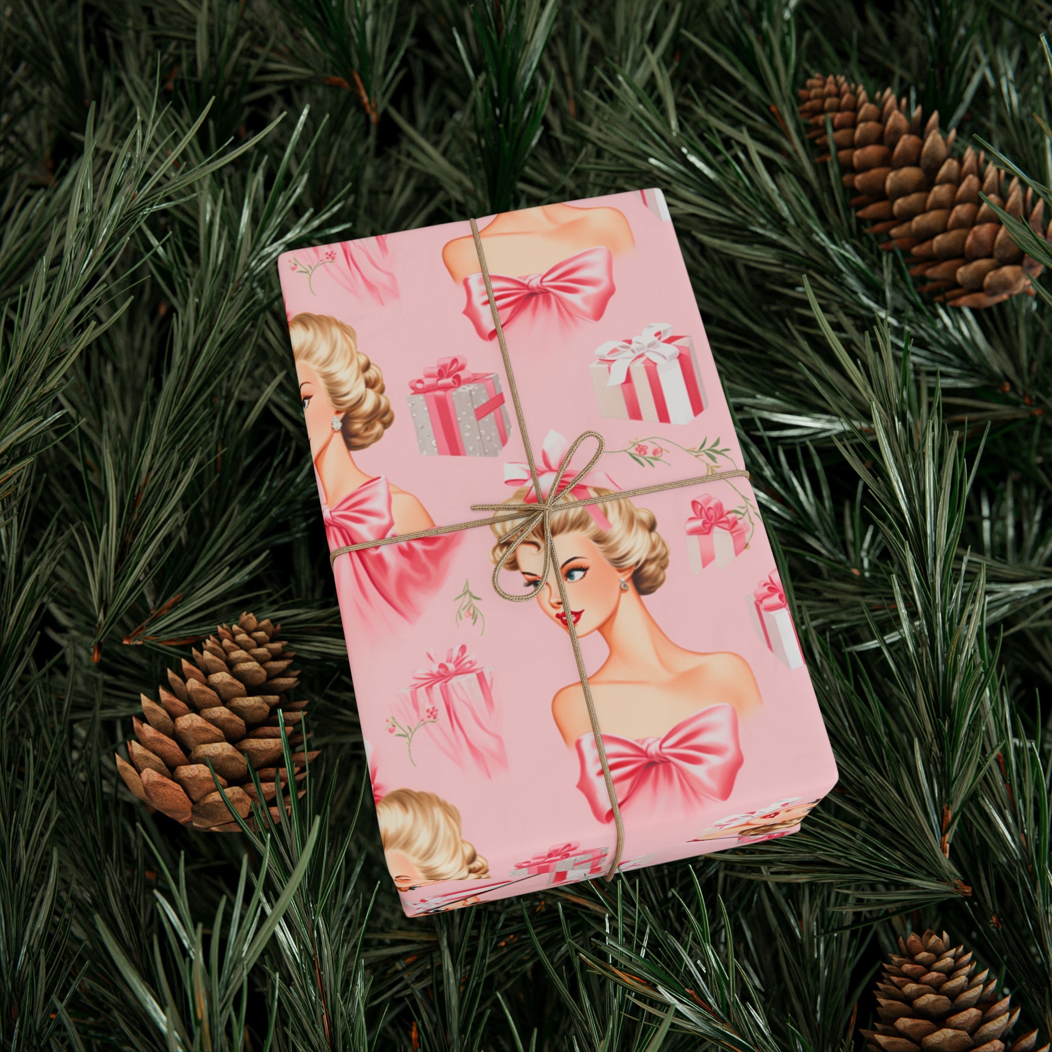 Vintage Beauty Wrapping Paper