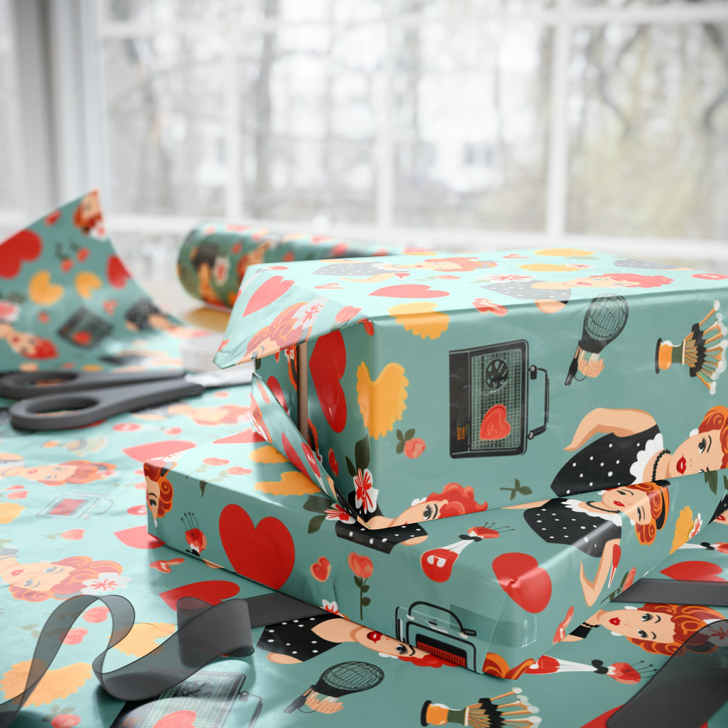 I love Lucy Holiday Wrapping Paper