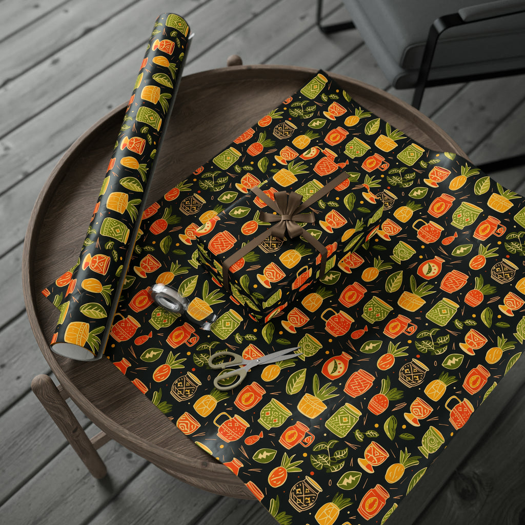 Tiki Drinks Holiday Wrapping Paper