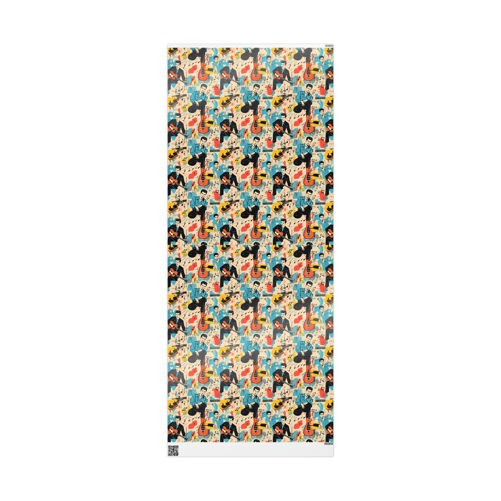 King of Rock and Roll Holiday Wrapping Paper