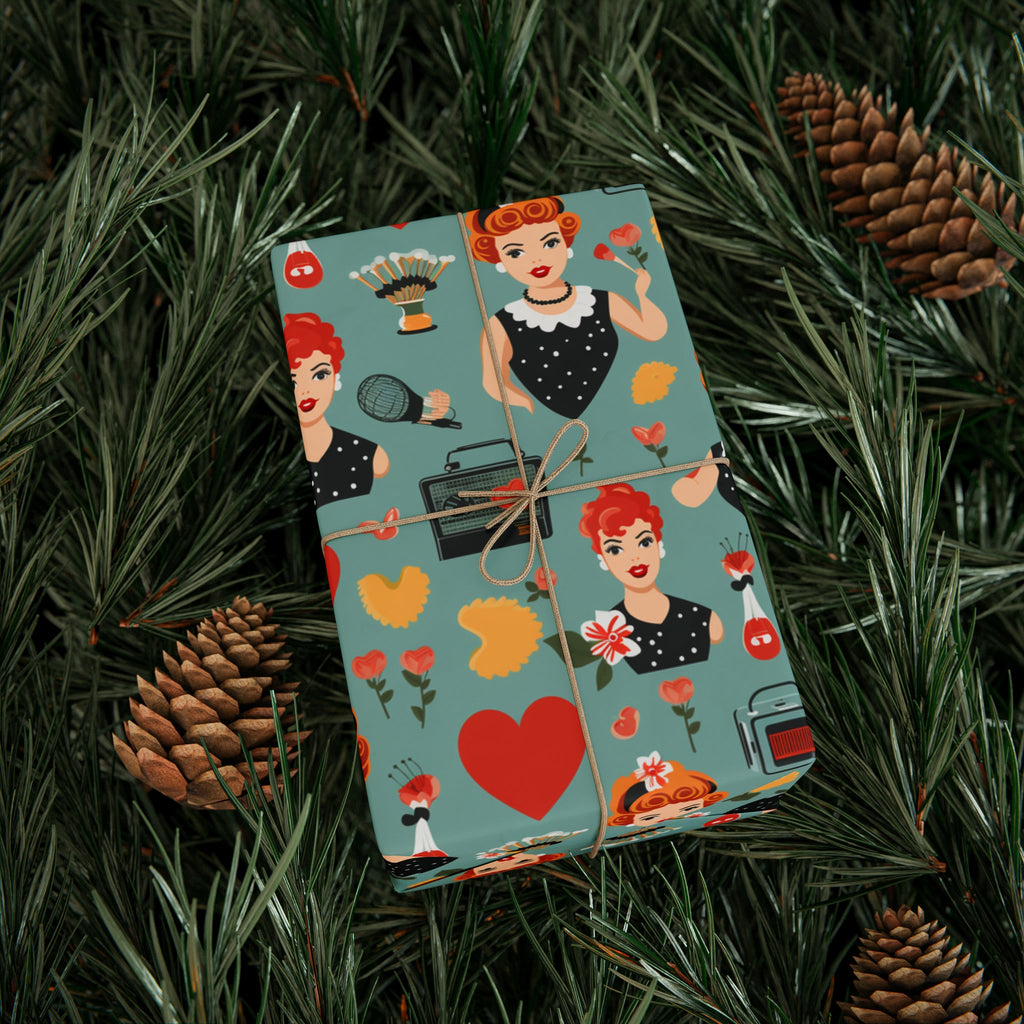 I love Lucy Holiday Wrapping Paper