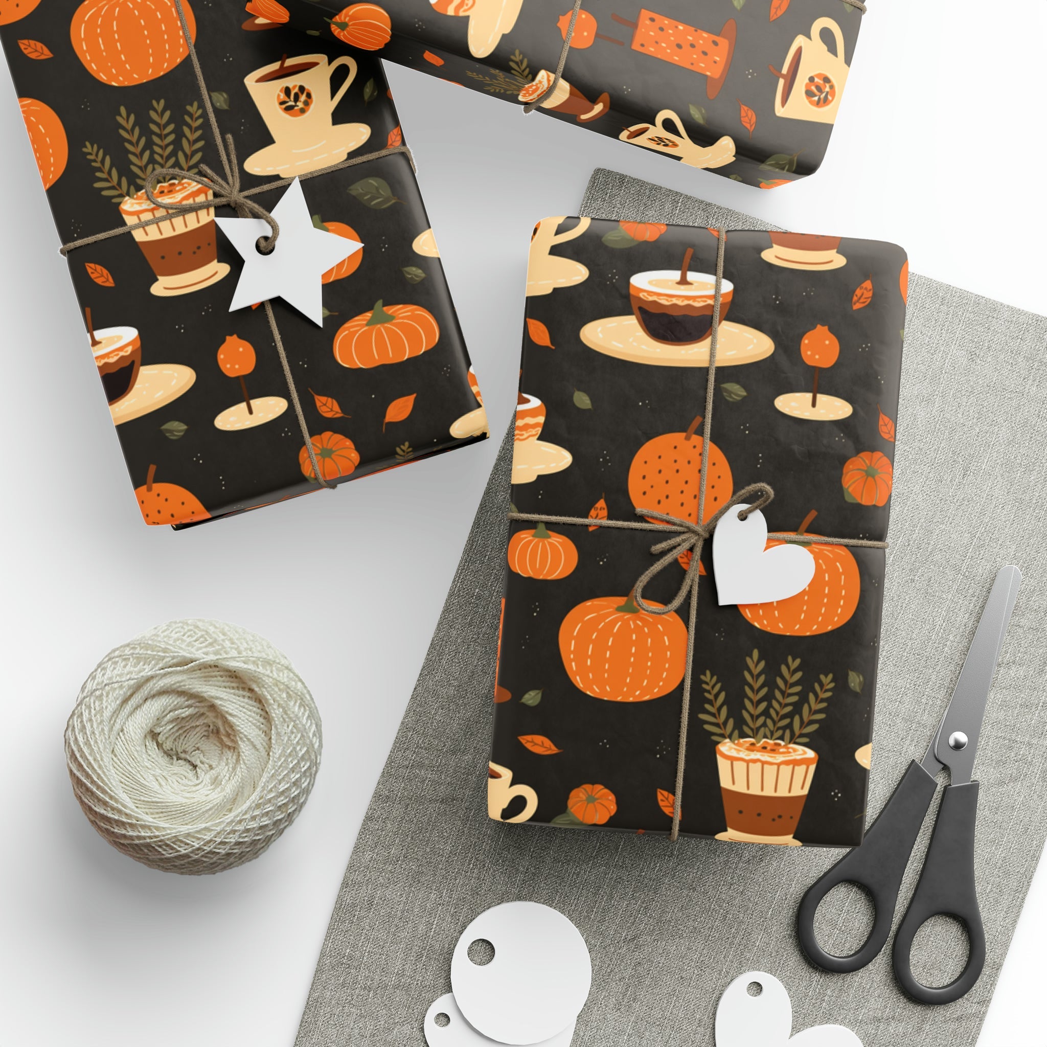 Pumpkin Spice Wrapping Paper