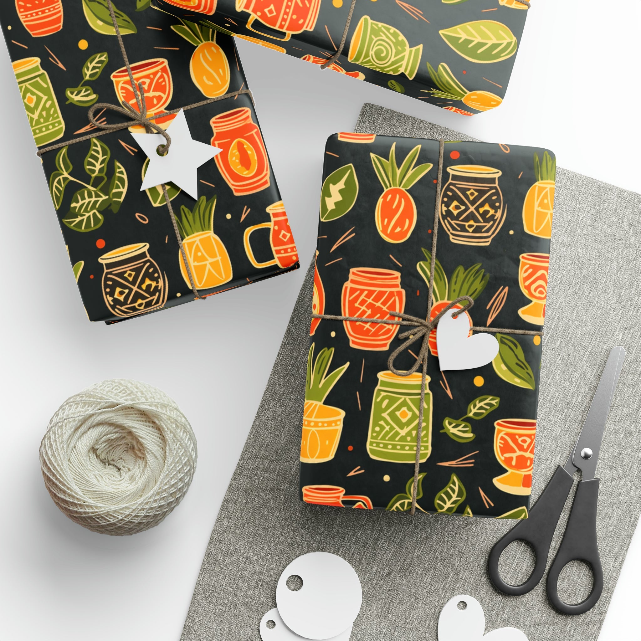 Tiki Drinks Holiday Wrapping Paper
