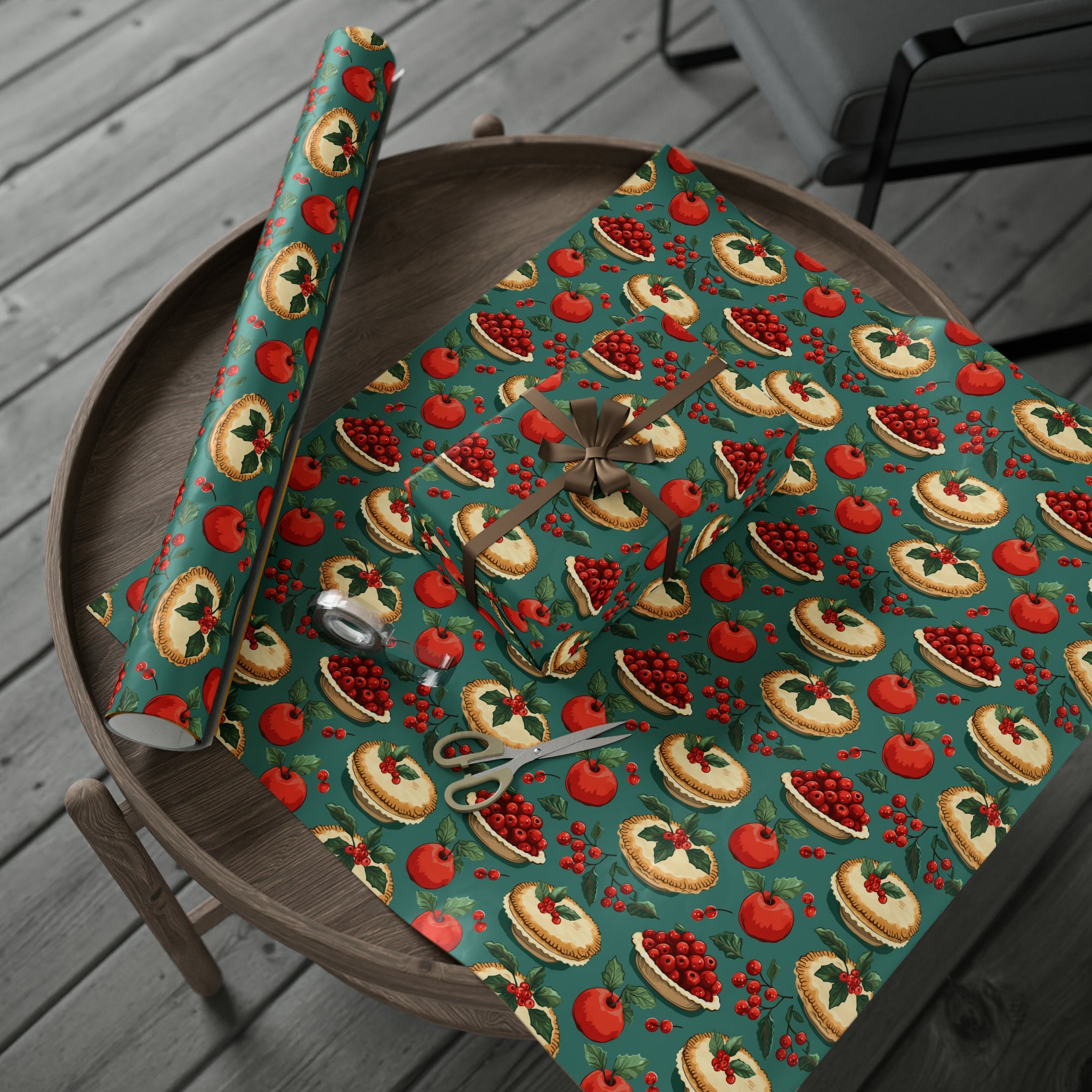 Holiday Pie Wrapping Paper