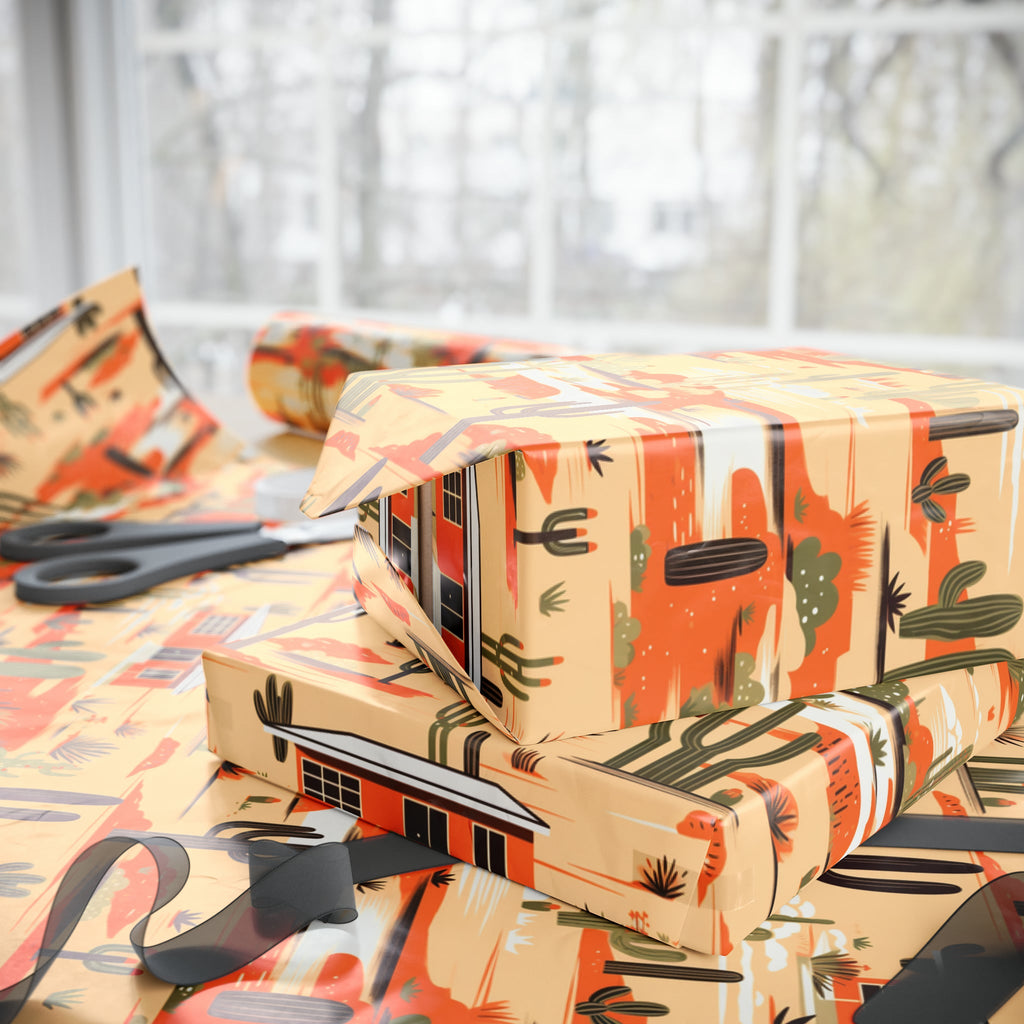 Holidays in the Desert Wrapping Paper