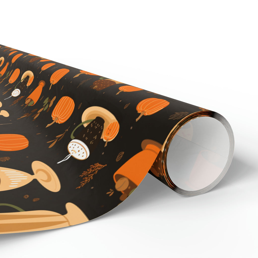 More Pumpkin Spice Wrapping Paper
