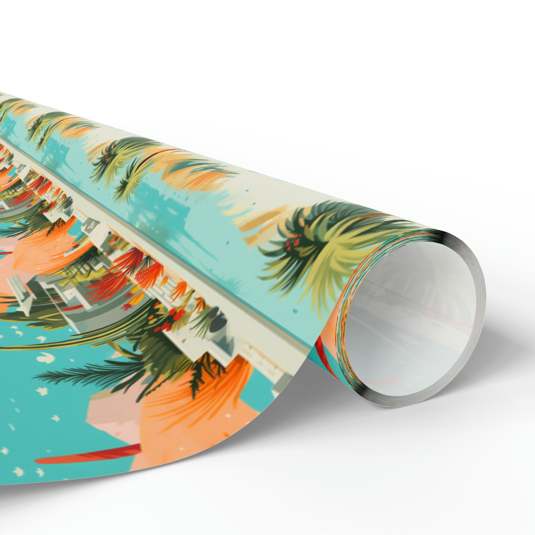 Holidays in Palm Springs Wrapping Paper up