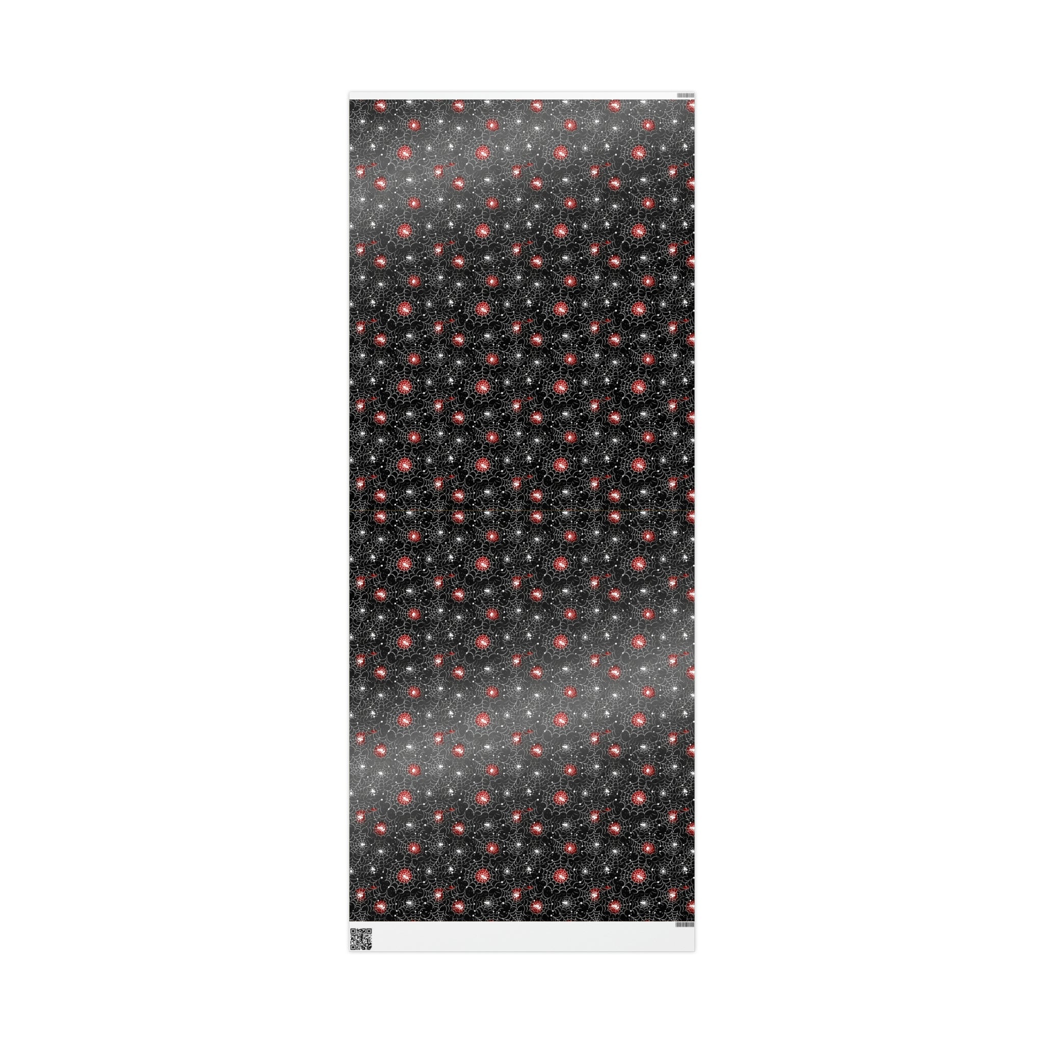 Snowy Spiderwebs Wrapping Paper