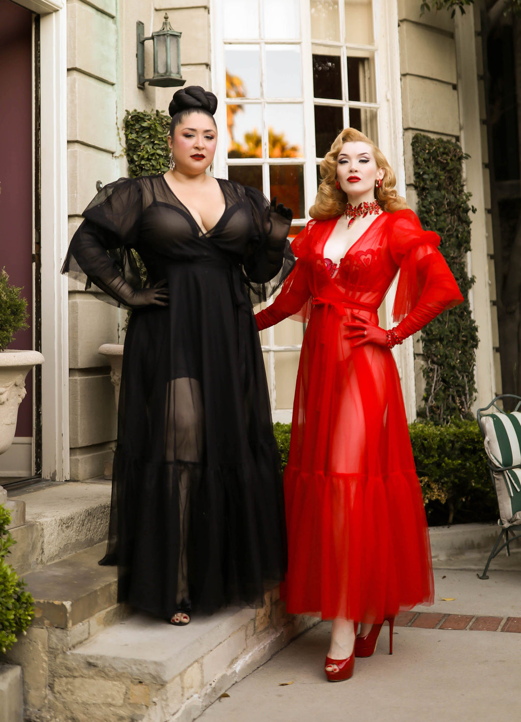 Timeless Temptress Tulle Robe Dress