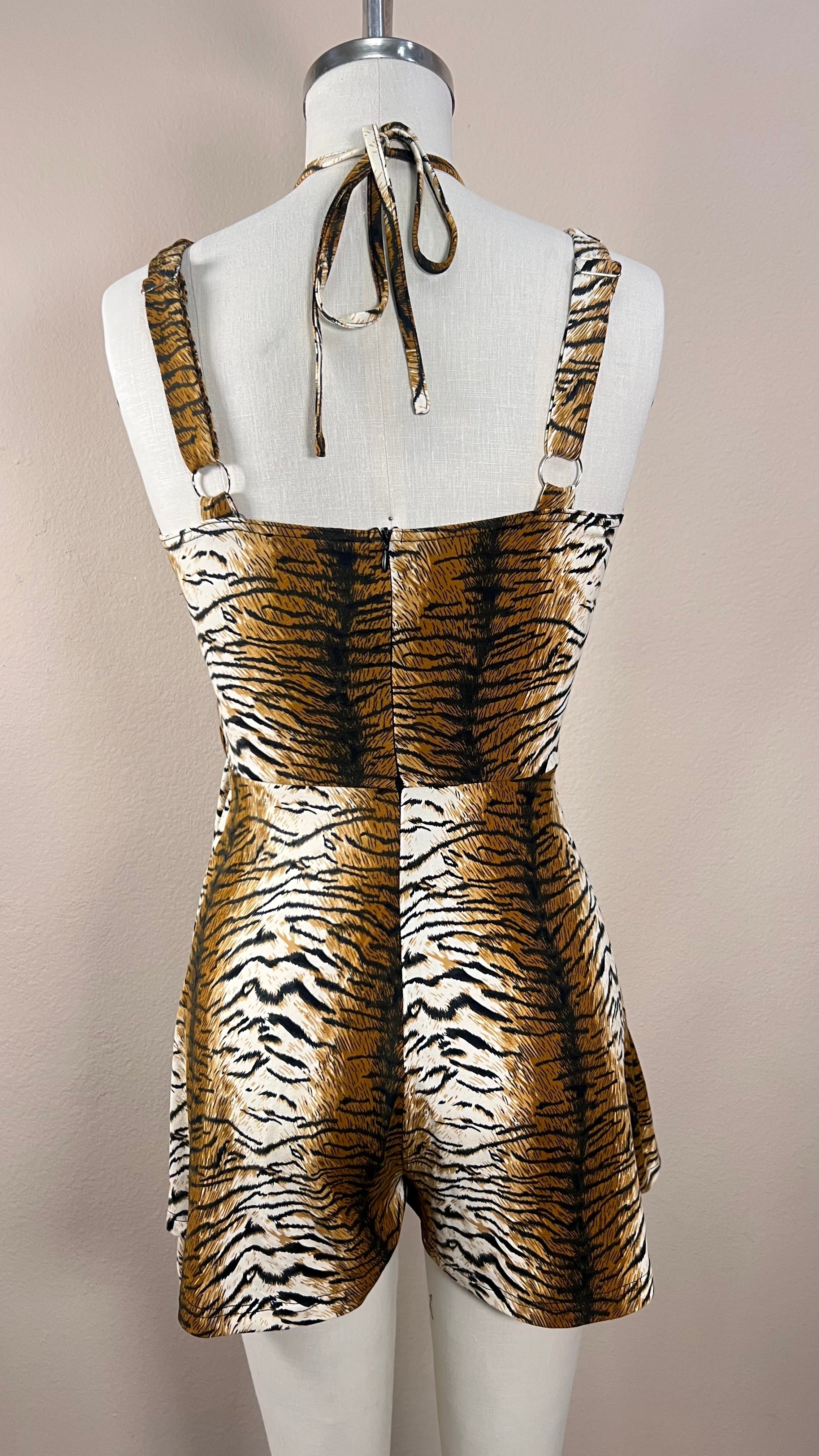 Barbados Baby Romper in Tiger PREORDER