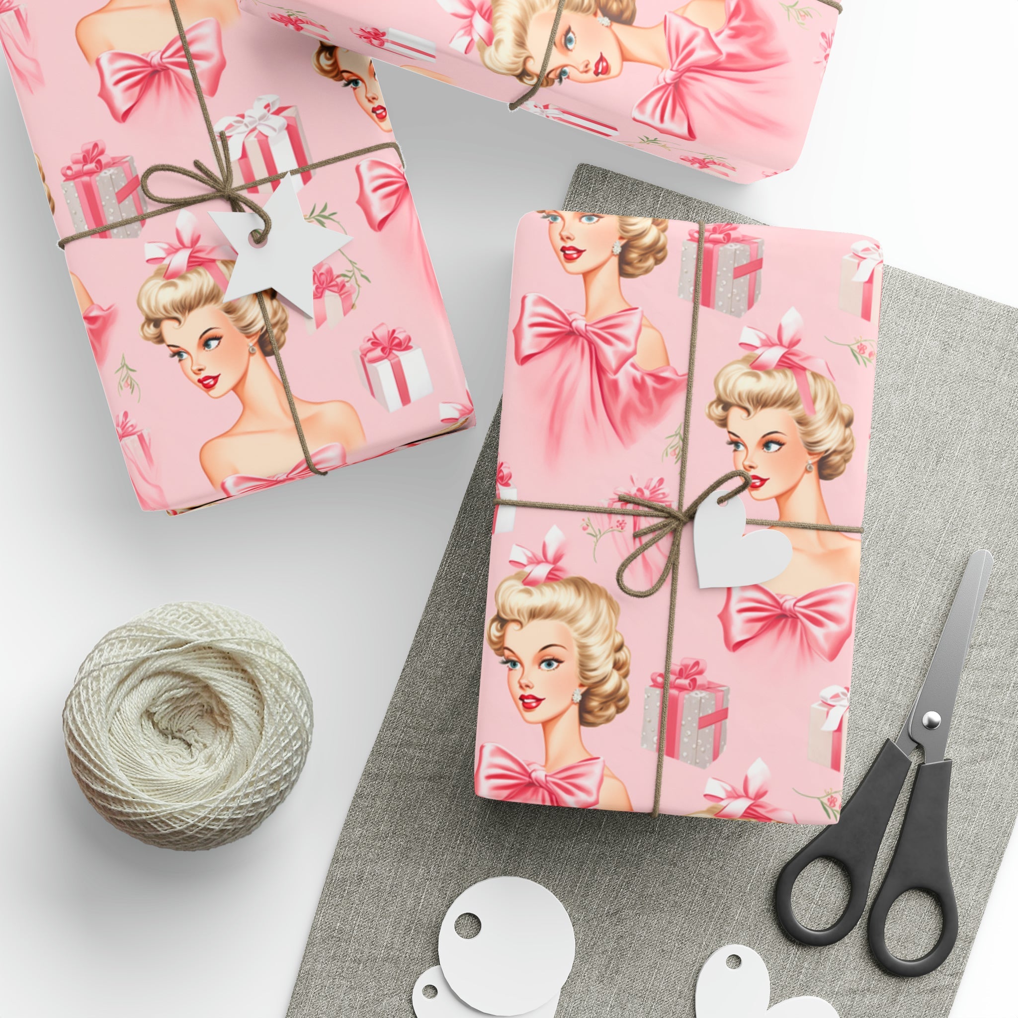 Vintage Beauty Wrapping Paper