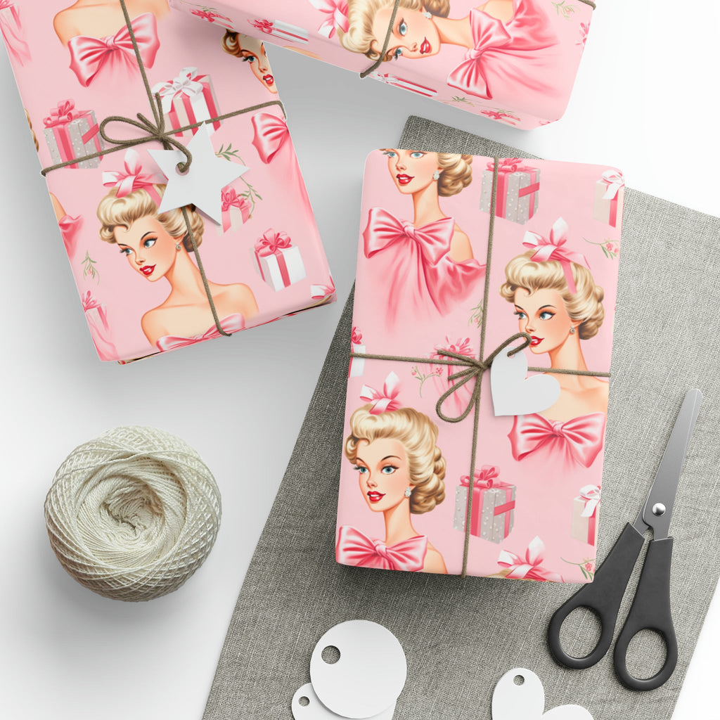 Vintage Beauty Wrapping Paper
