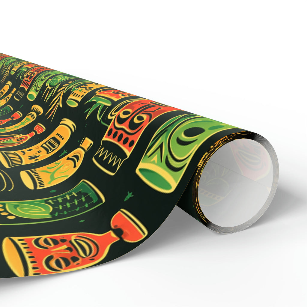 Tiki Cocktails Holiday Wrapping Paper