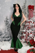 Creature Sparkle Dress in Green