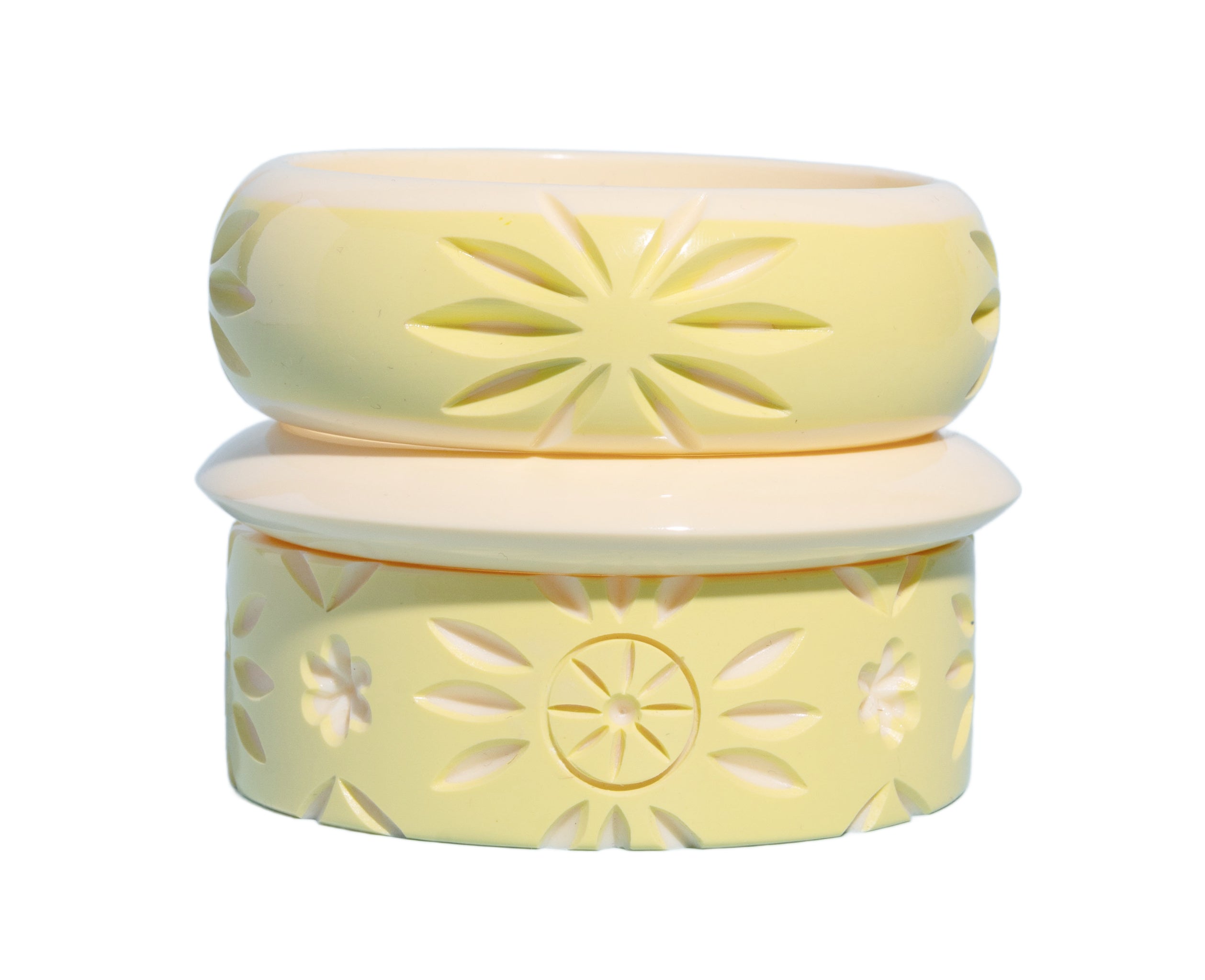 the Palm Springs Bangle Collection - the Saucer Spacer