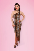 Wild Bettie Dress in Leopard PREORDER