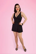 Barbados Baby Romper in Black