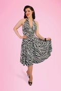 Orleans Swing Dress in Zebra