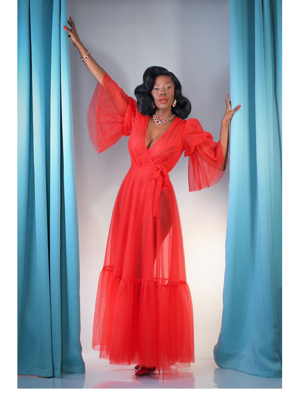 Timeless Temptress Tulle Robe Dress