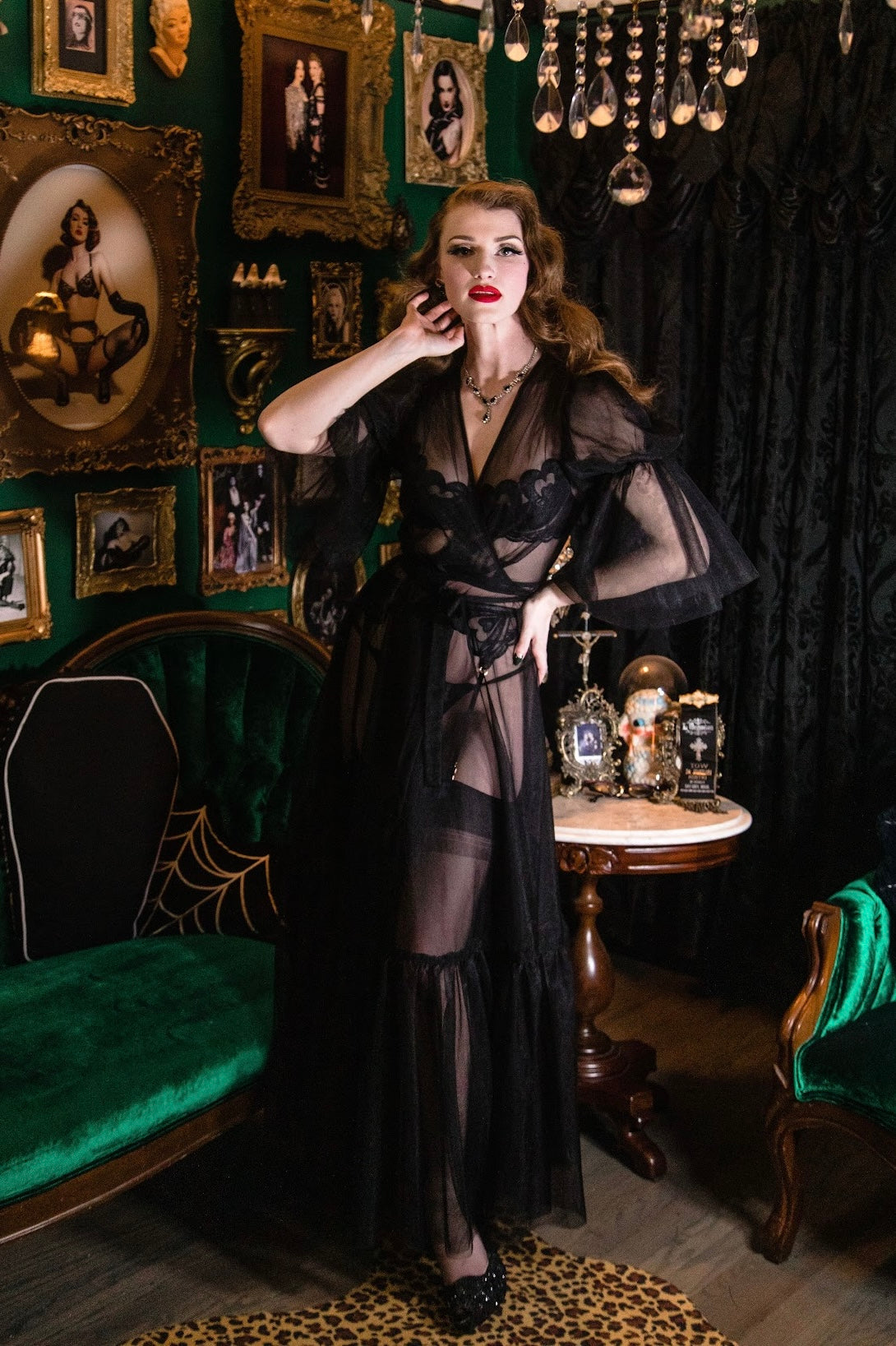 Timeless Temptress Tulle Robe Dress