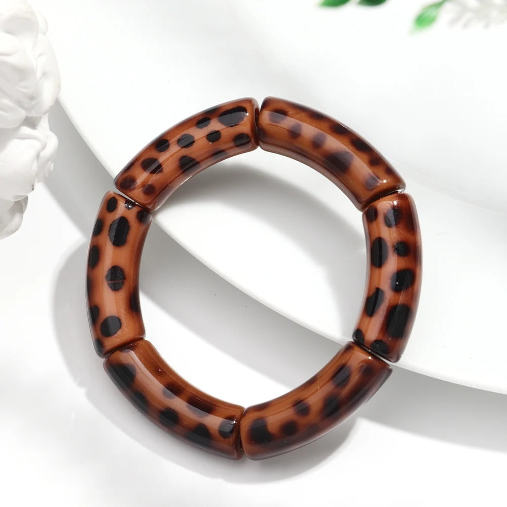 Wild Spot Stretch Bangles