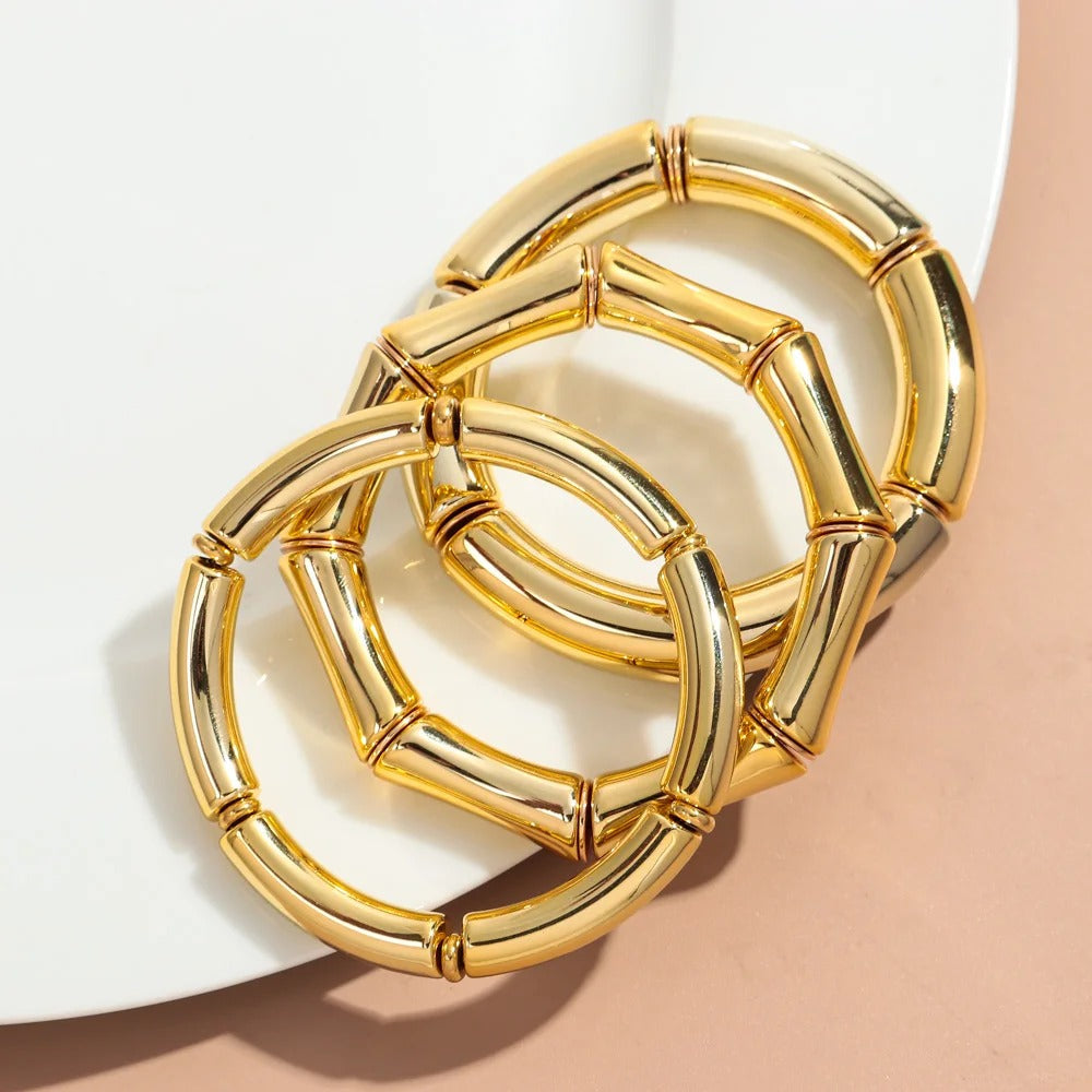Bamboo Trio Bangle Set