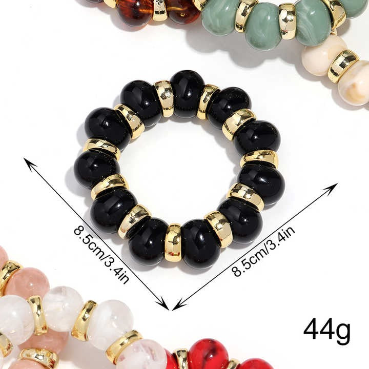 Luxe Bead Bomb Bangle
