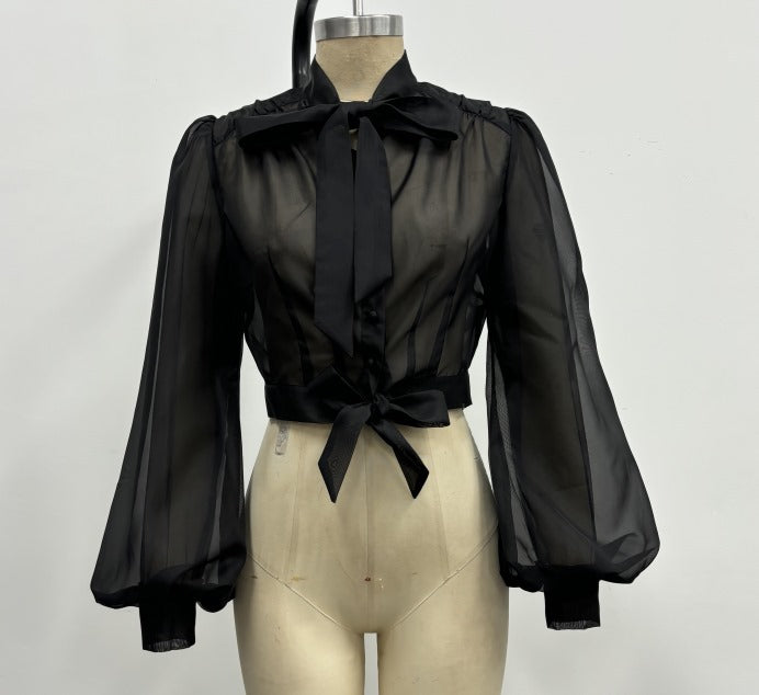 Gibson Girl Sheer Blouse PREORDER