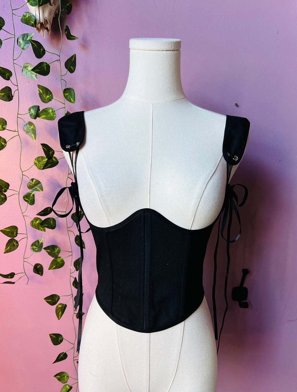 The Lydia Corset - Canvas Waist Cinching Corset