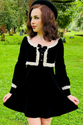 Sabrina - Luscious 60s style Velvet mini dress