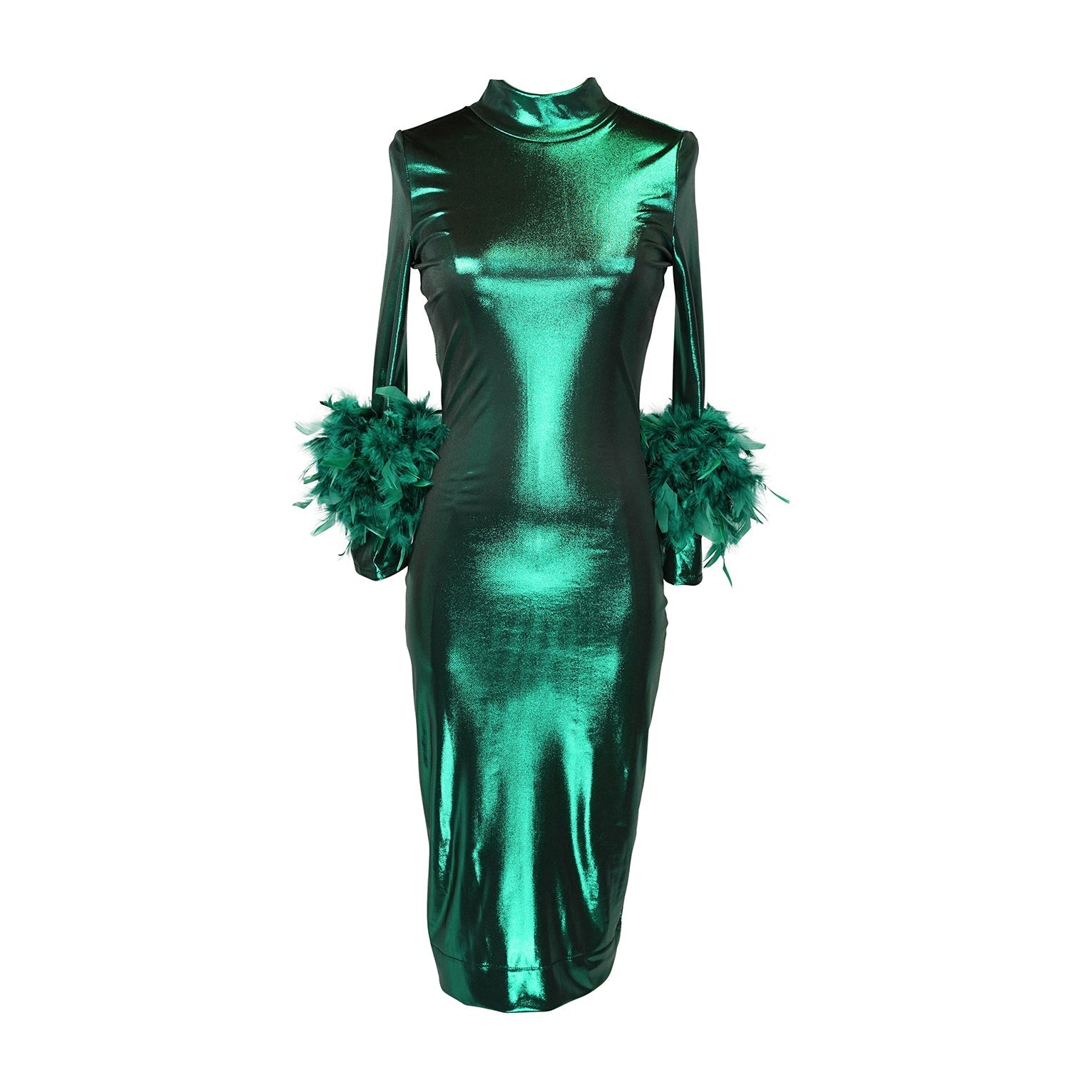 Julianne Dress in Electric Emerald