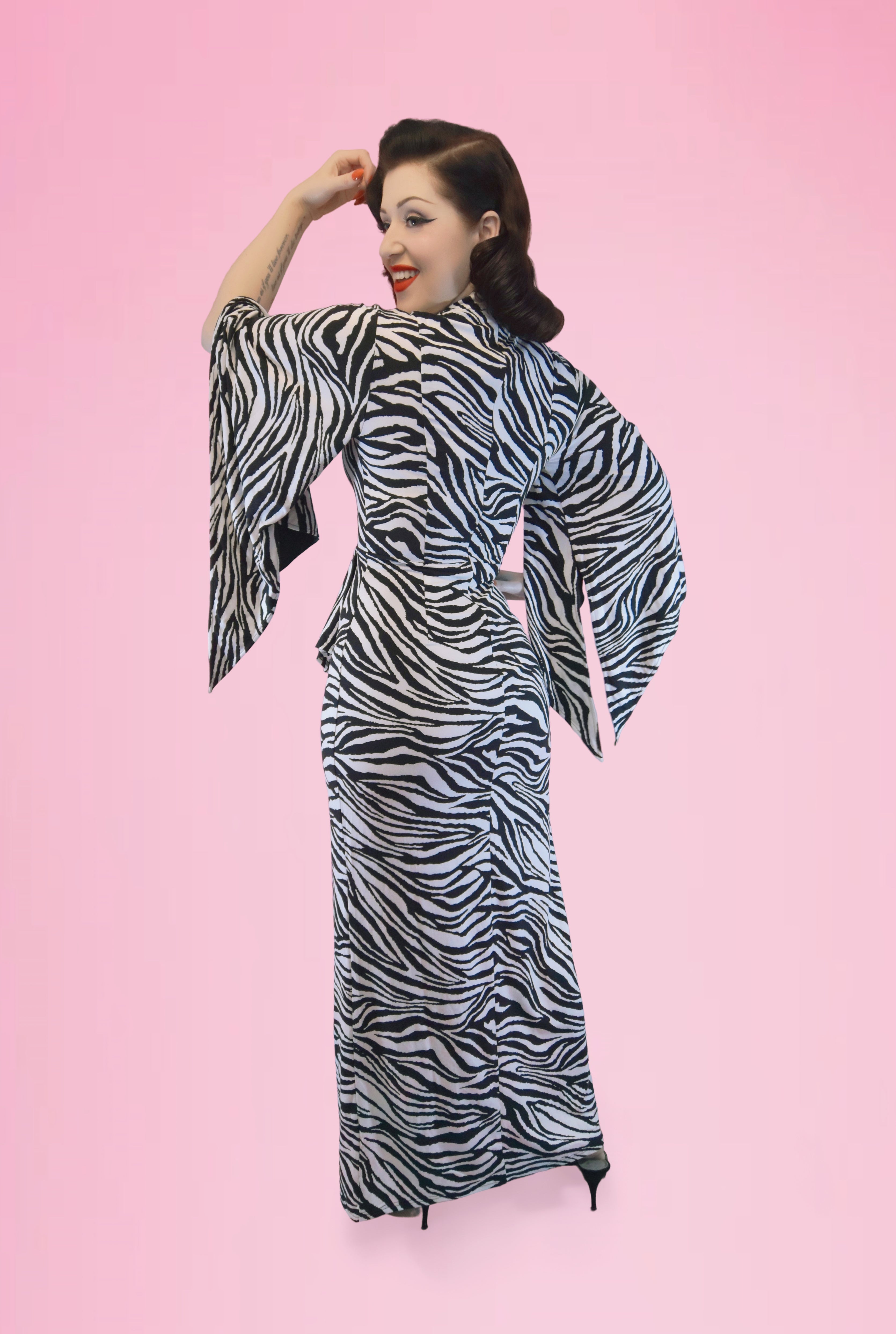 Cascade Dream Pake Muu Dress in Zebra