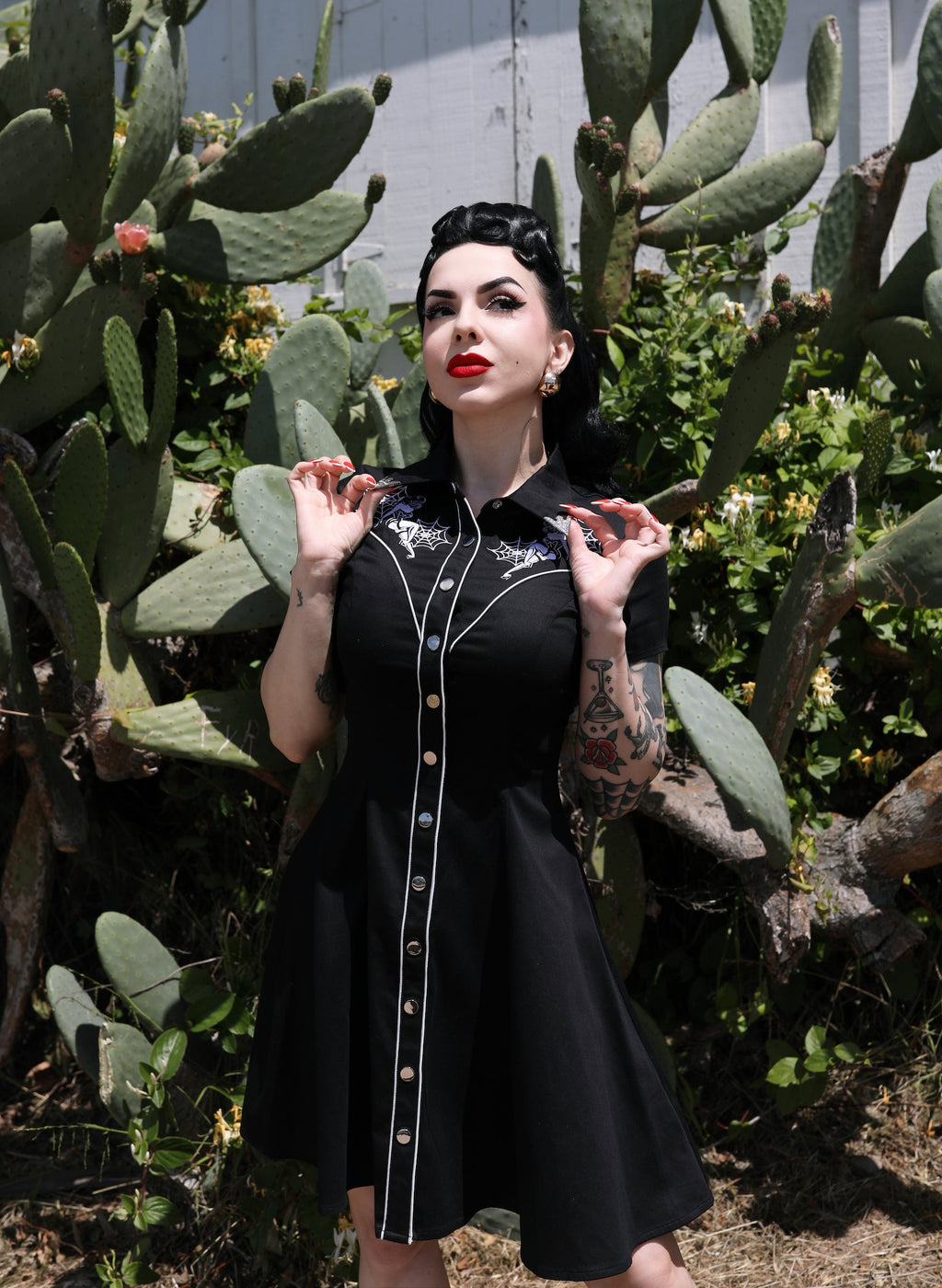 Outlaw Dress in Black Widow PREORDER