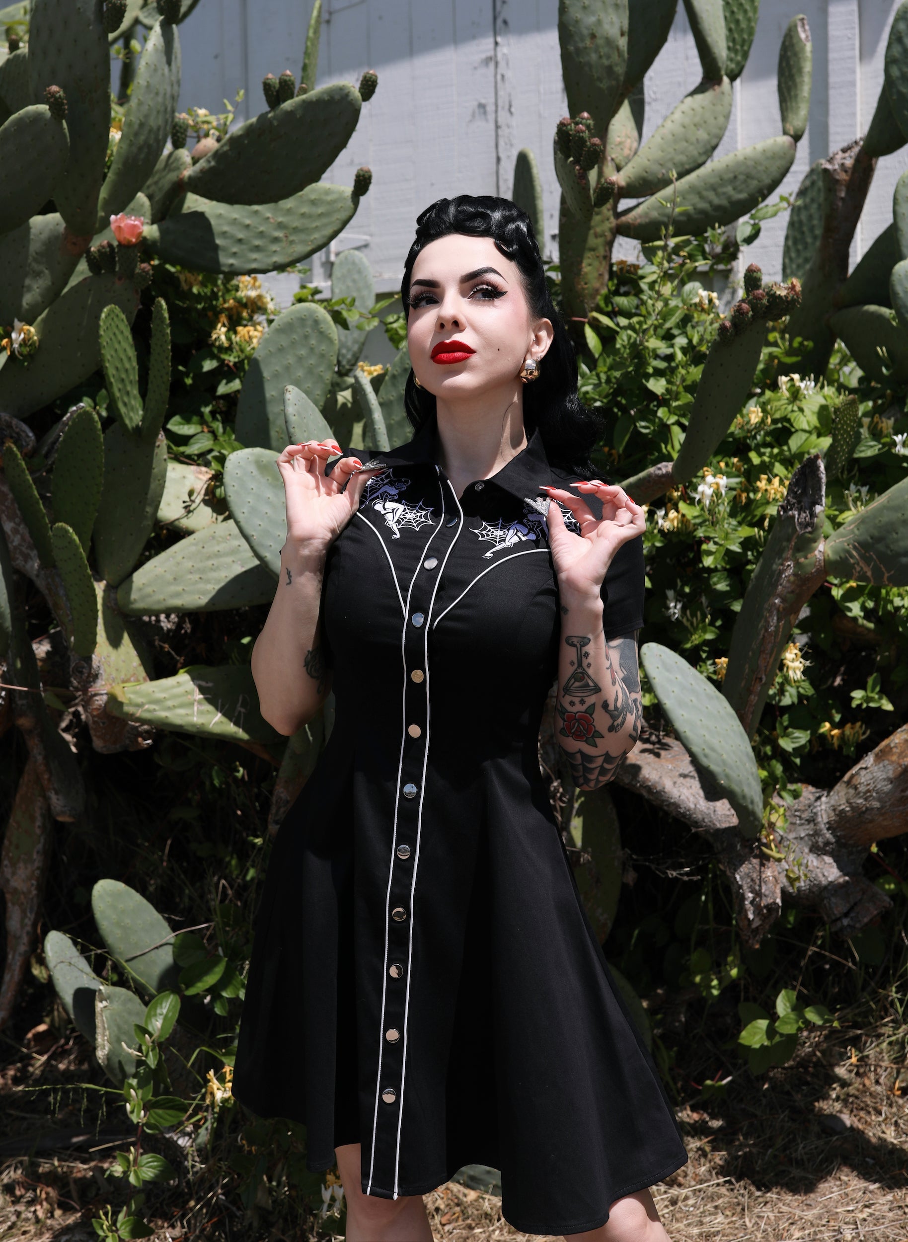 Outlaw Dress in Black Widow PREORDER