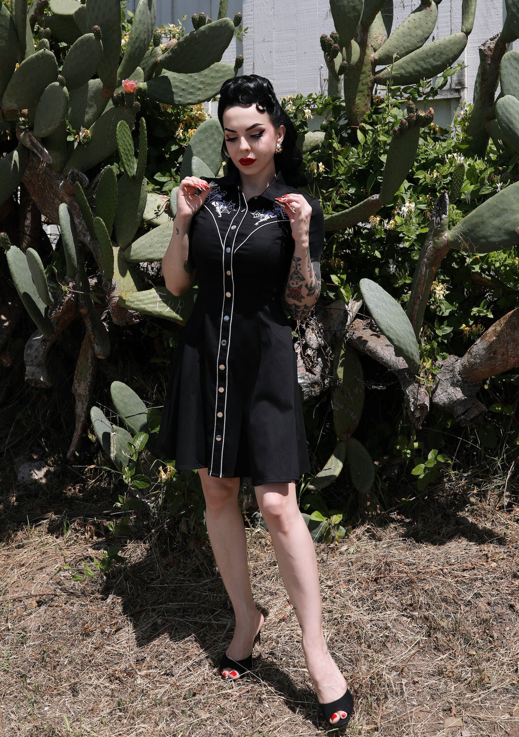 Outlaw Dress in Black Widow PREORDER