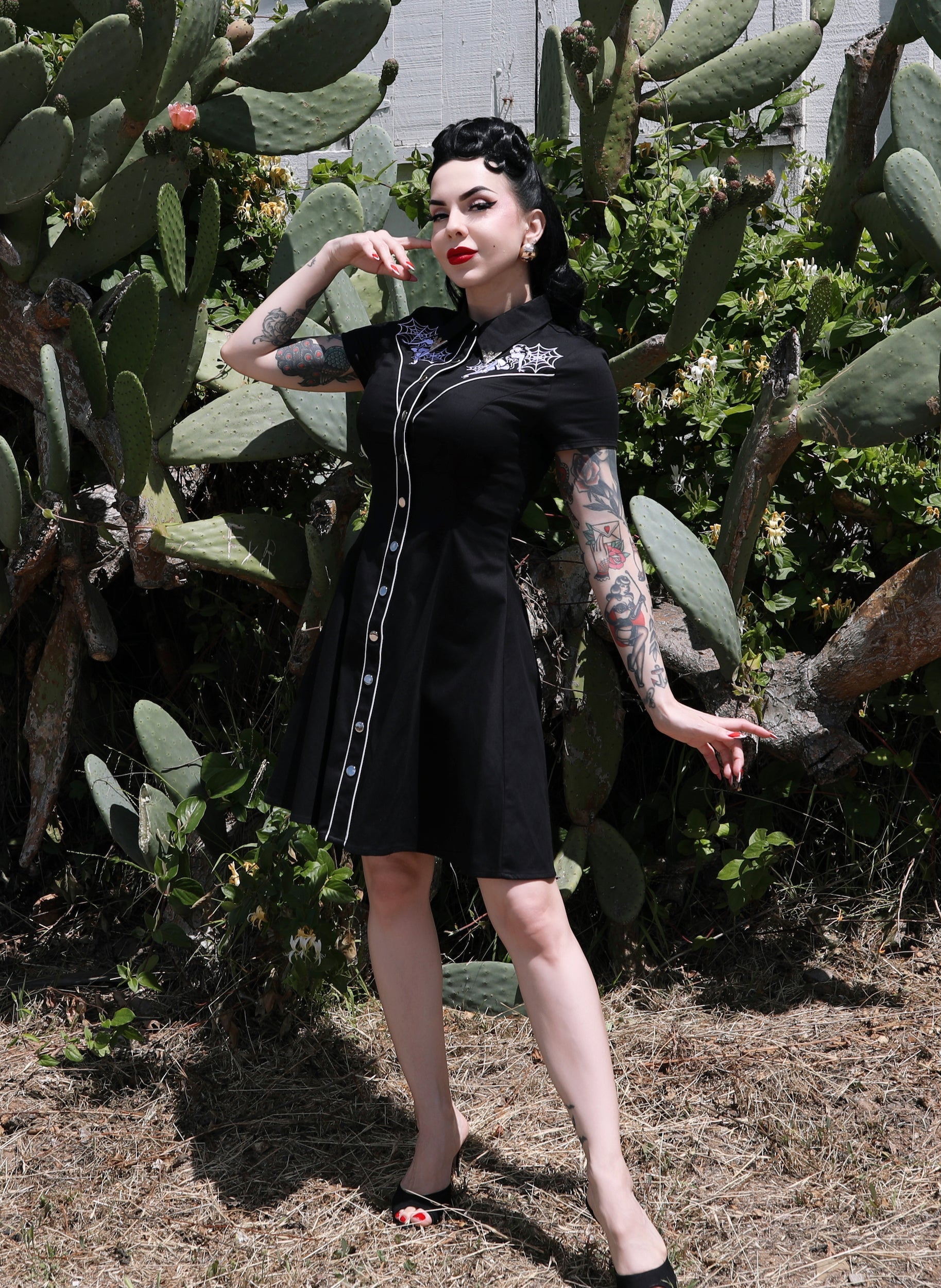 Outlaw Dress in Black Widow PREORDER