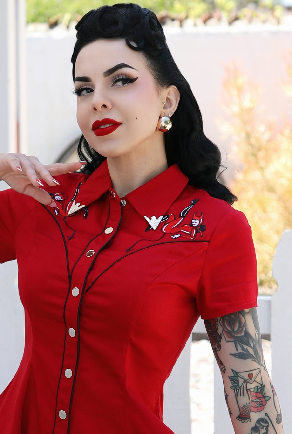 Outlaw Dress in Devillish Doll PREORDER