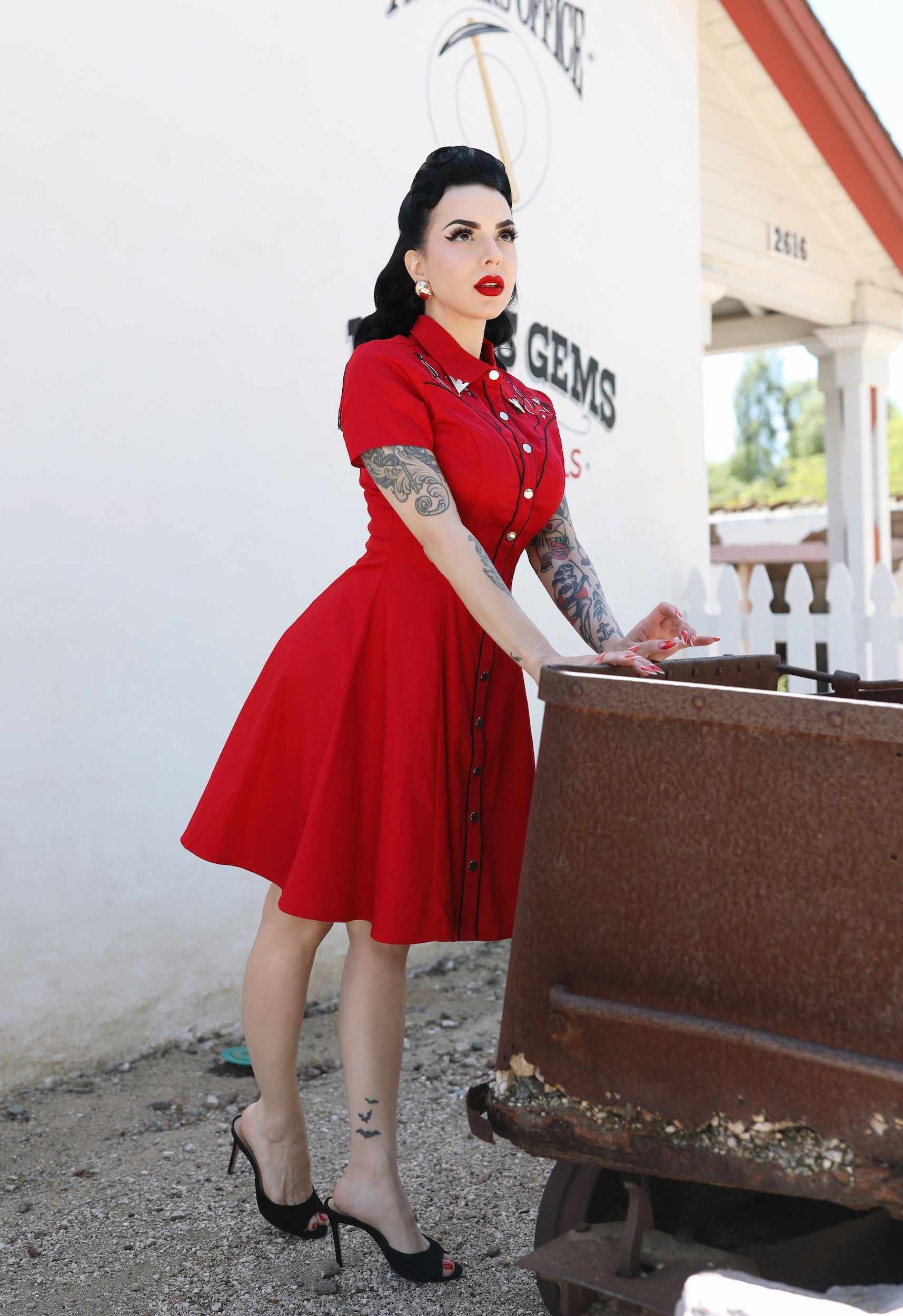Outlaw Dress in Devillish Doll PREORDER