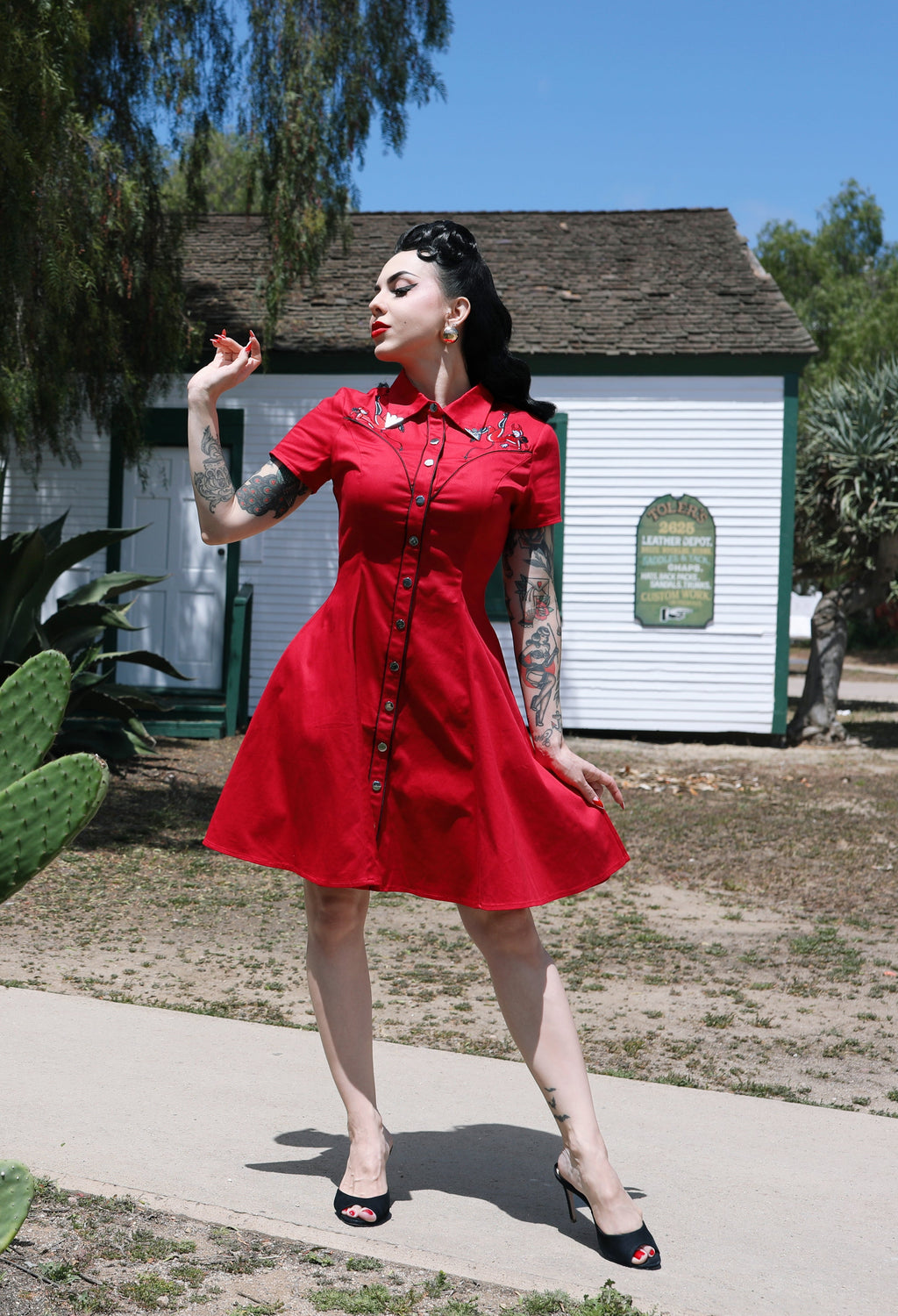 Outlaw Dress in Devillish Doll PREORDER