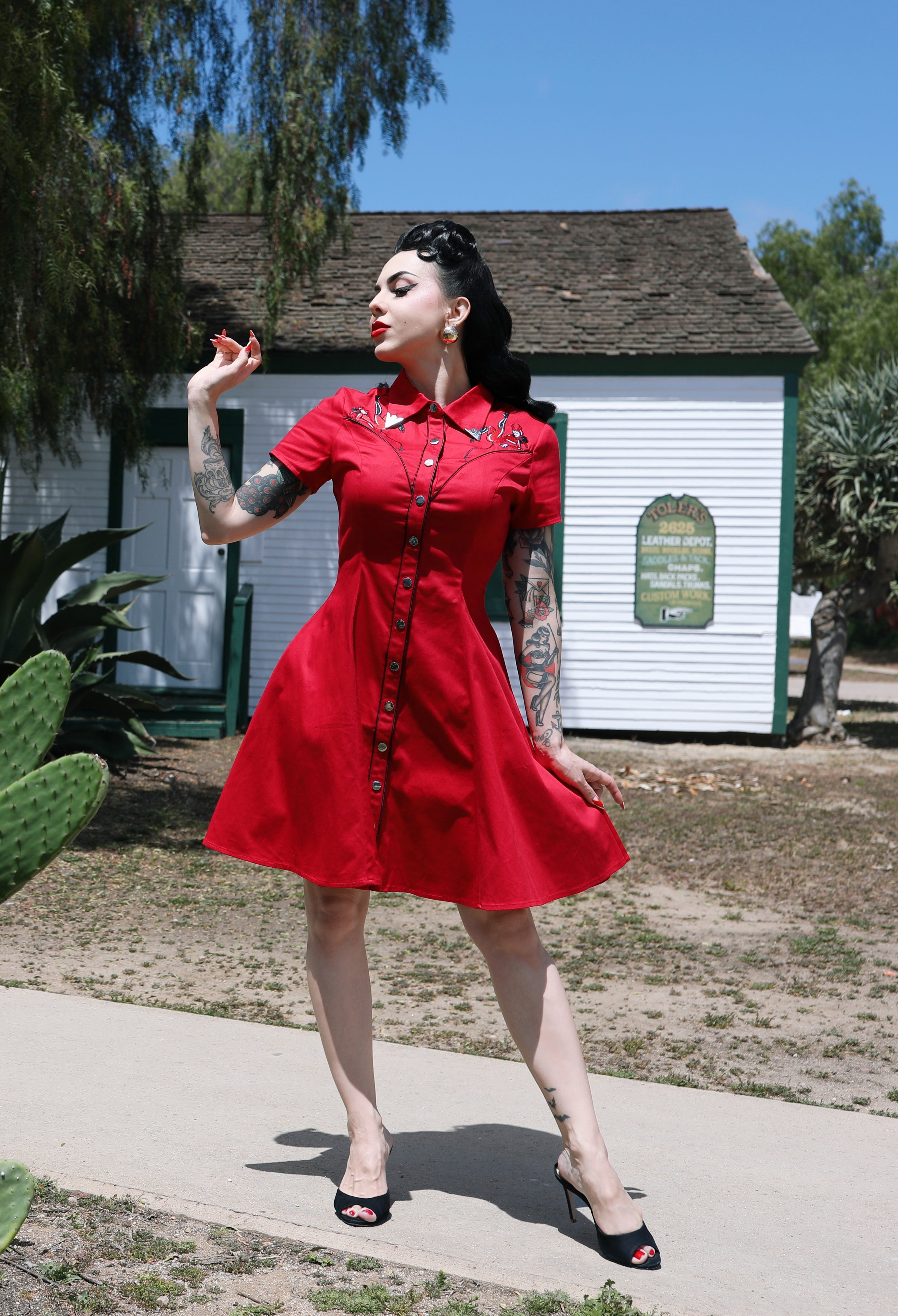 Outlaw Dress in Devillish Doll PREORDER