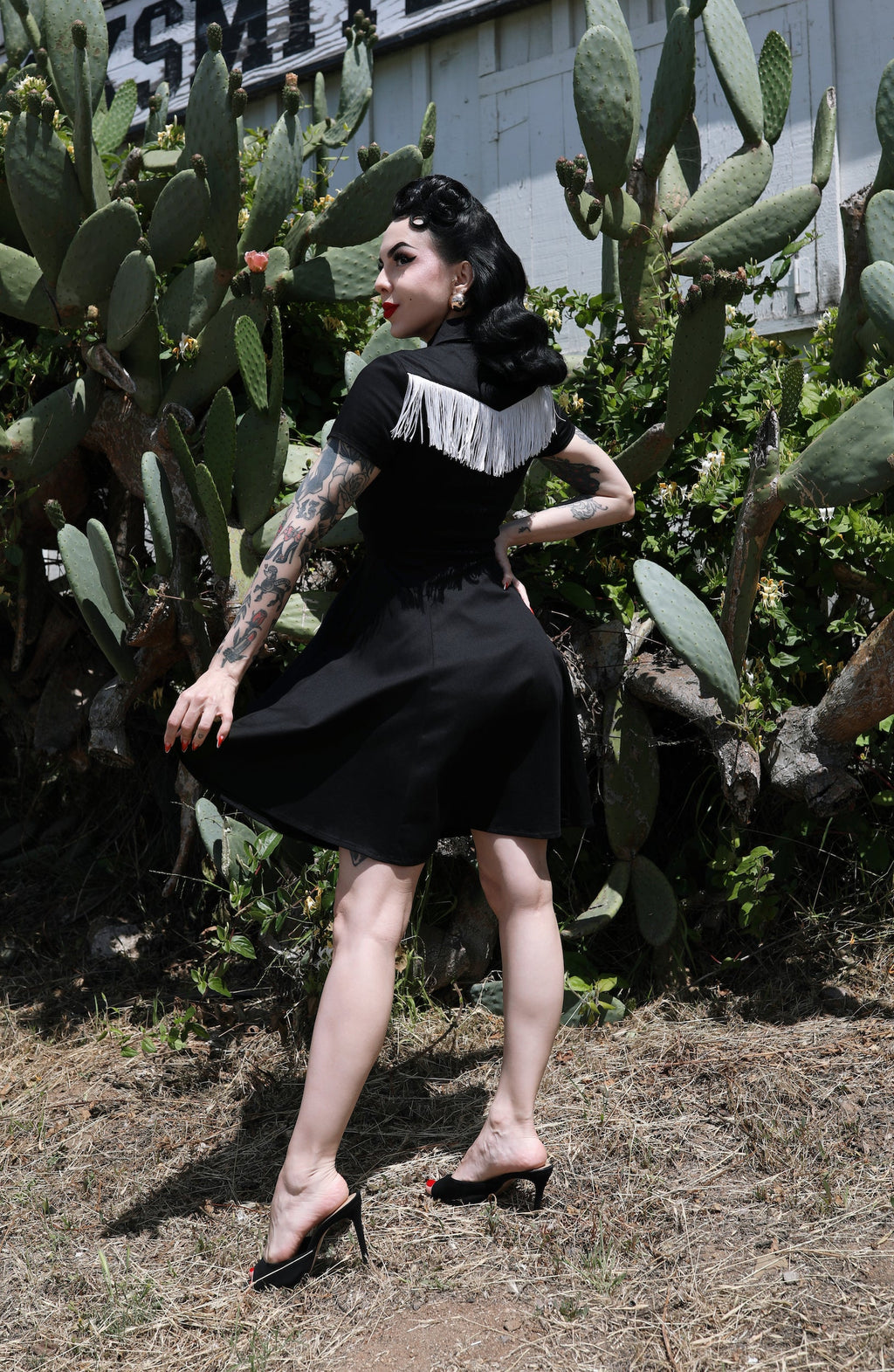 Outlaw Dress in Black Widow PREORDER