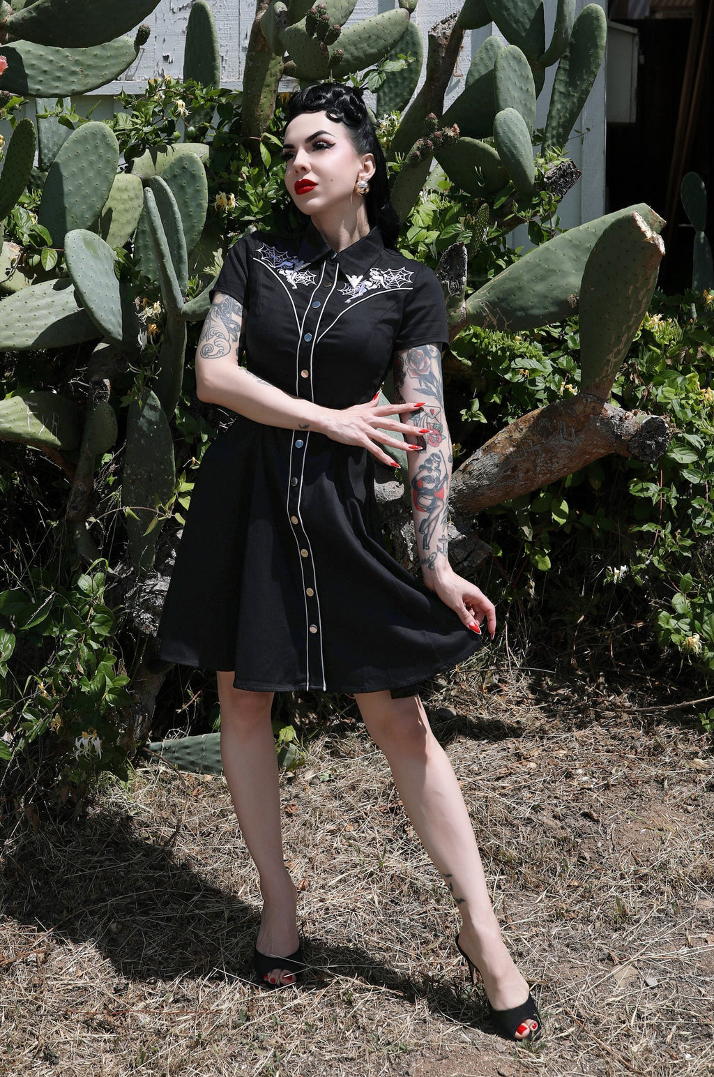 Outlaw Dress in Black Widow PREORDER