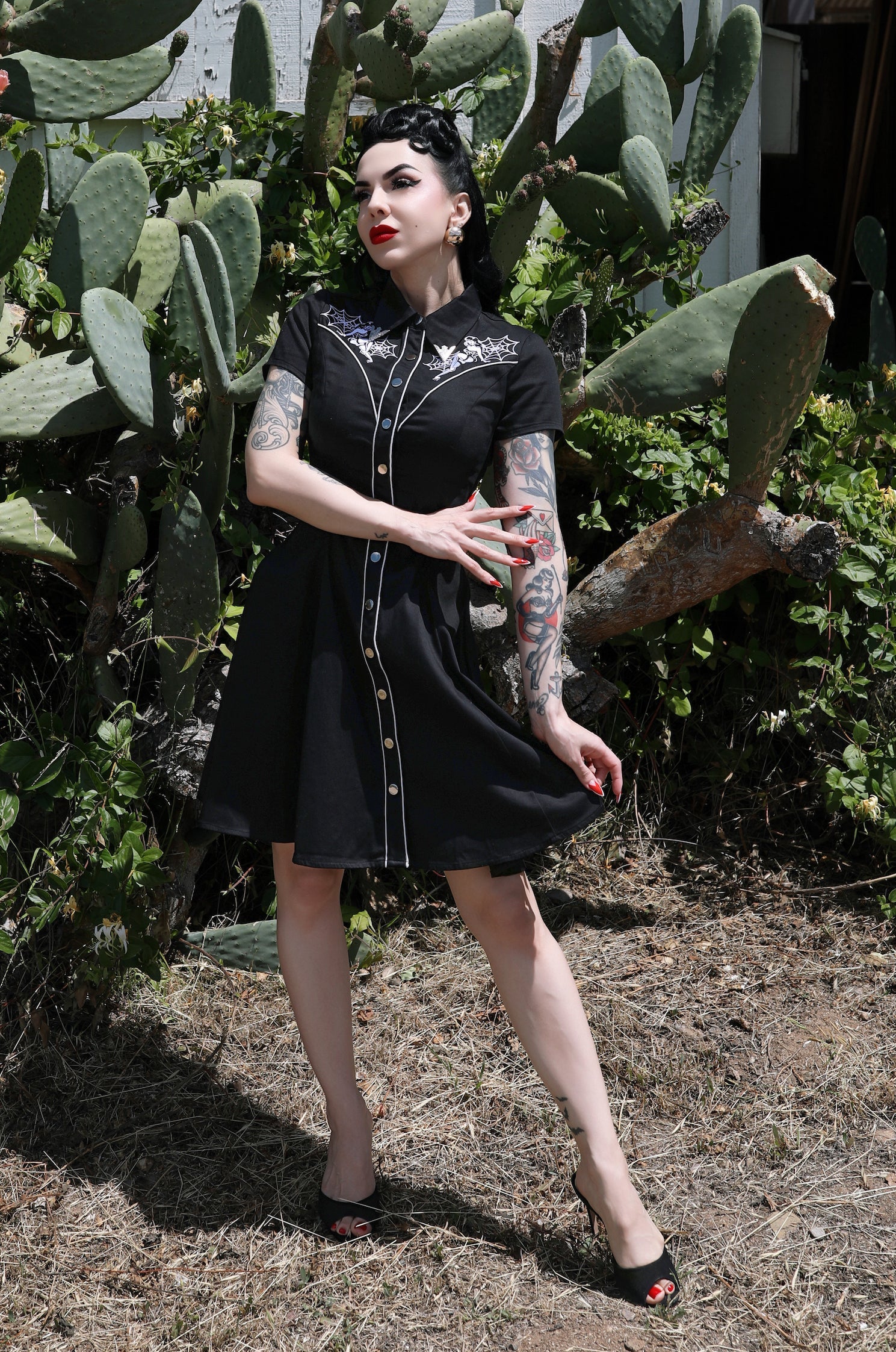 Outlaw Dress in Black Widow PREORDER