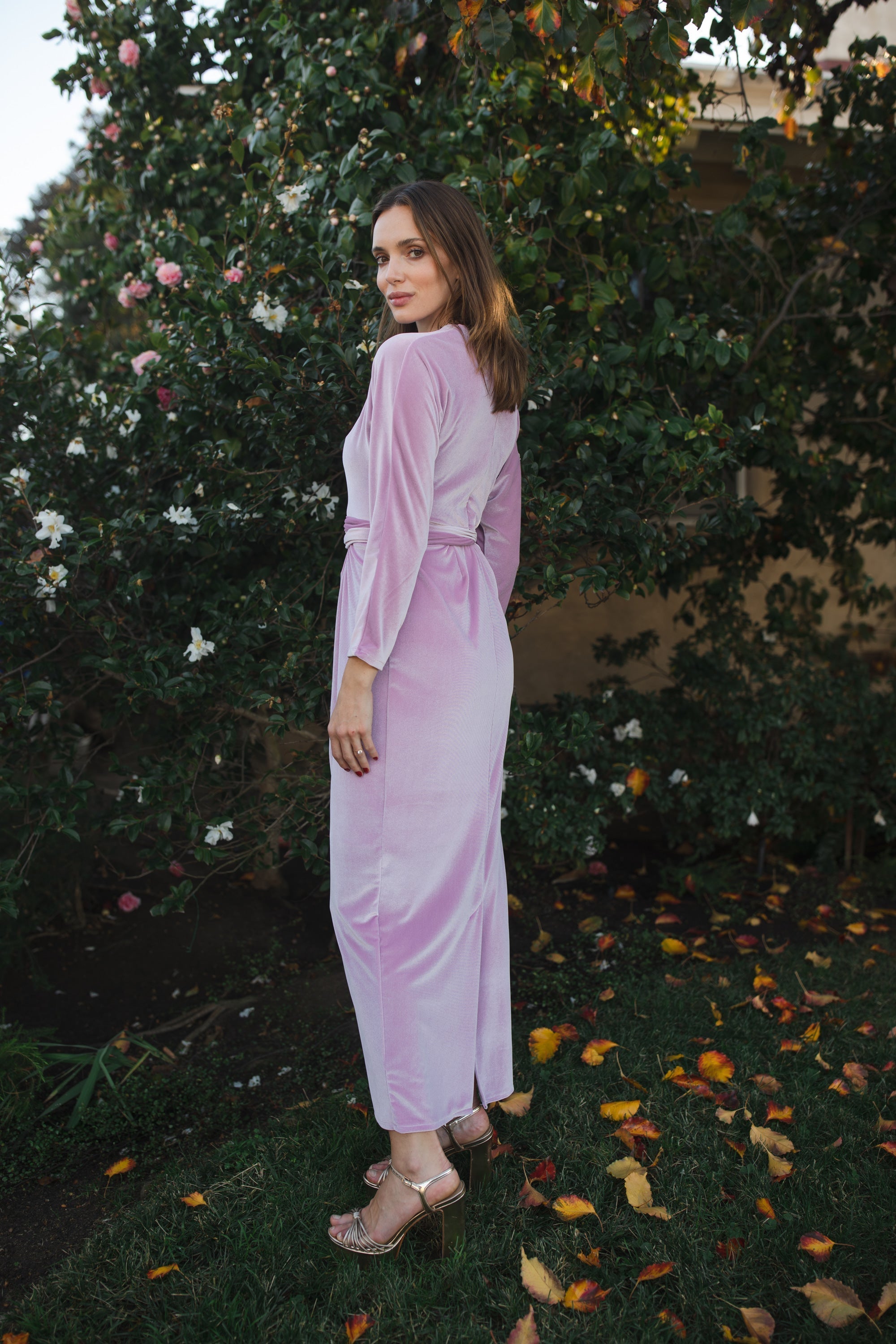 Lily Velvet Twist Dress