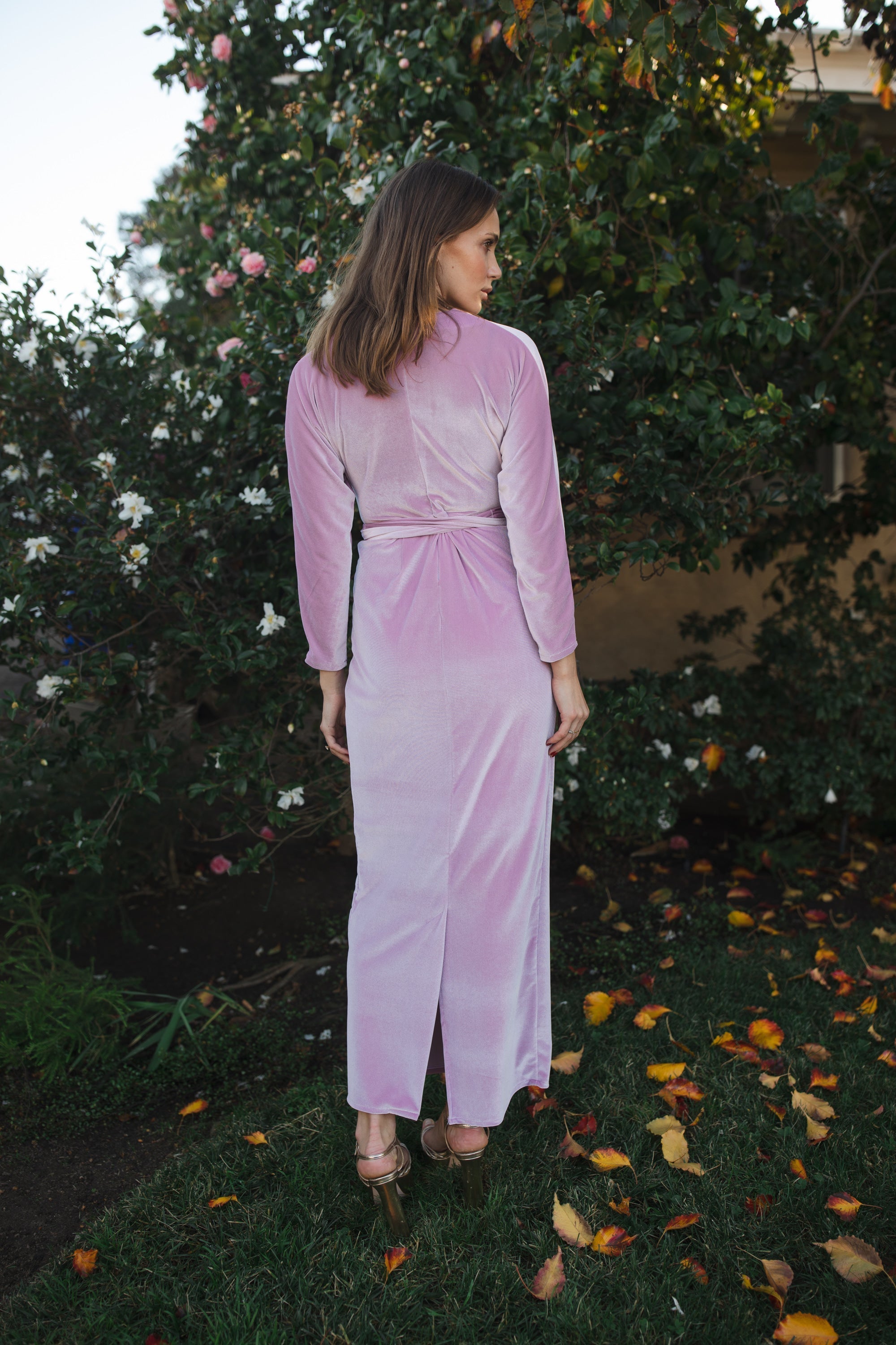 Lily Velvet Twist Dress