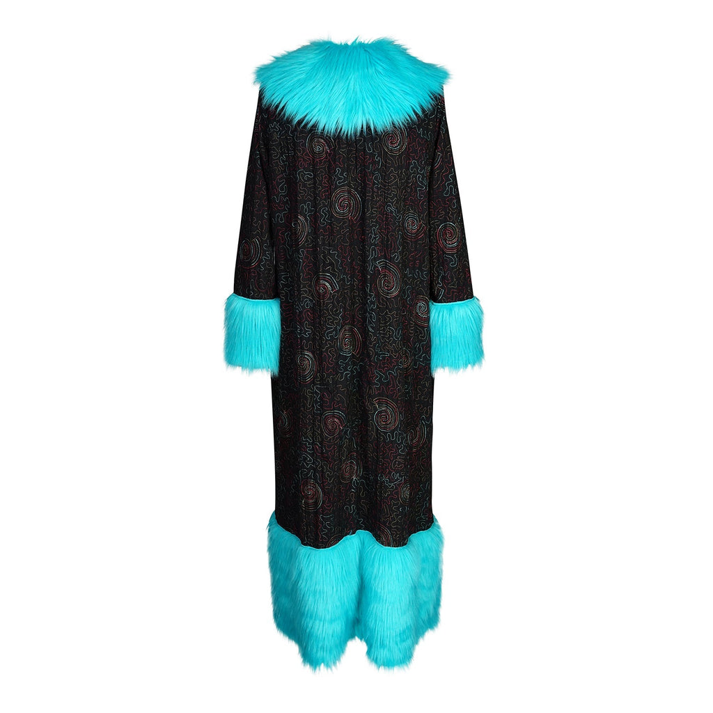 Penny Deluxe Toxique Embroidered Faux Fur Jacket