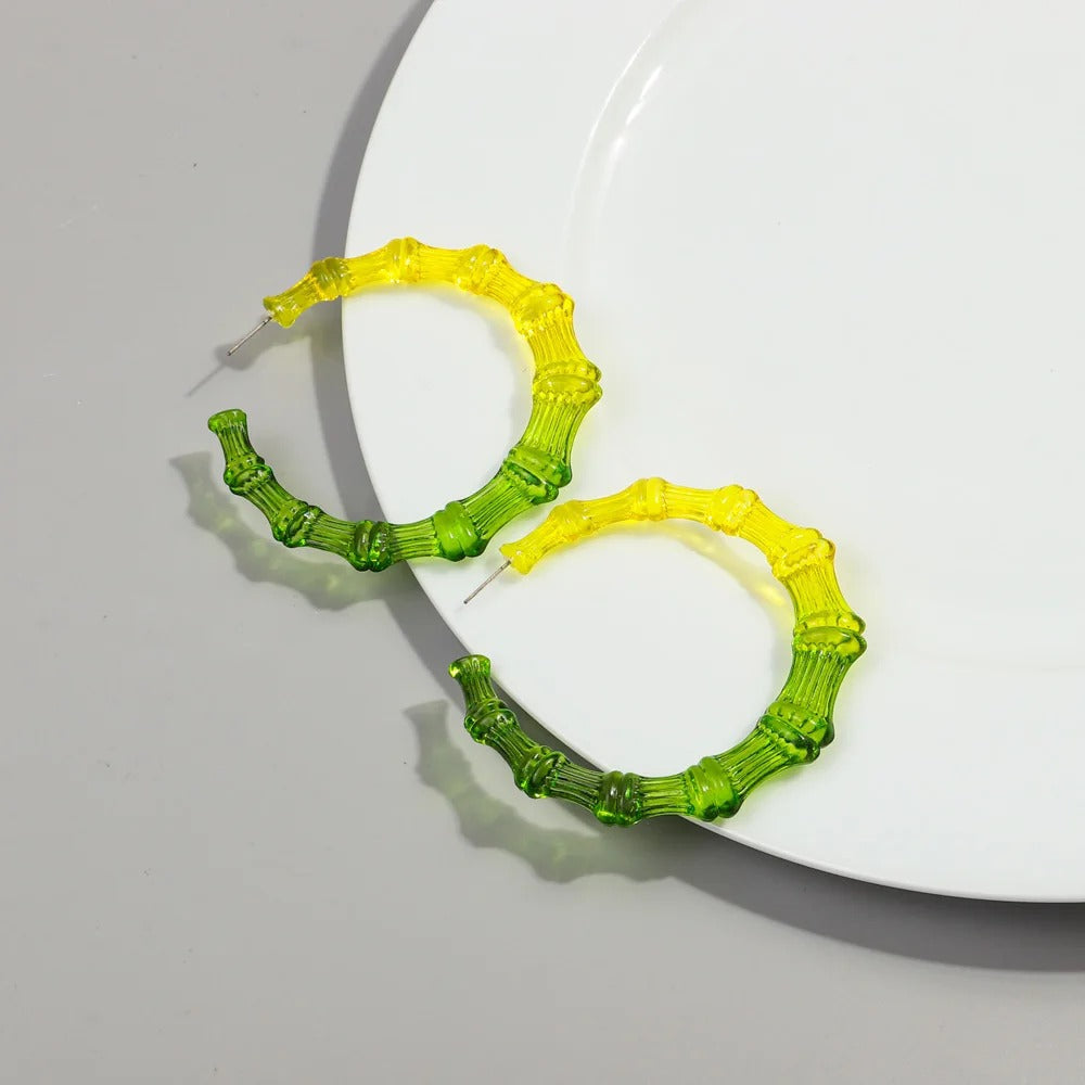 Bamboo Baddie Hoops