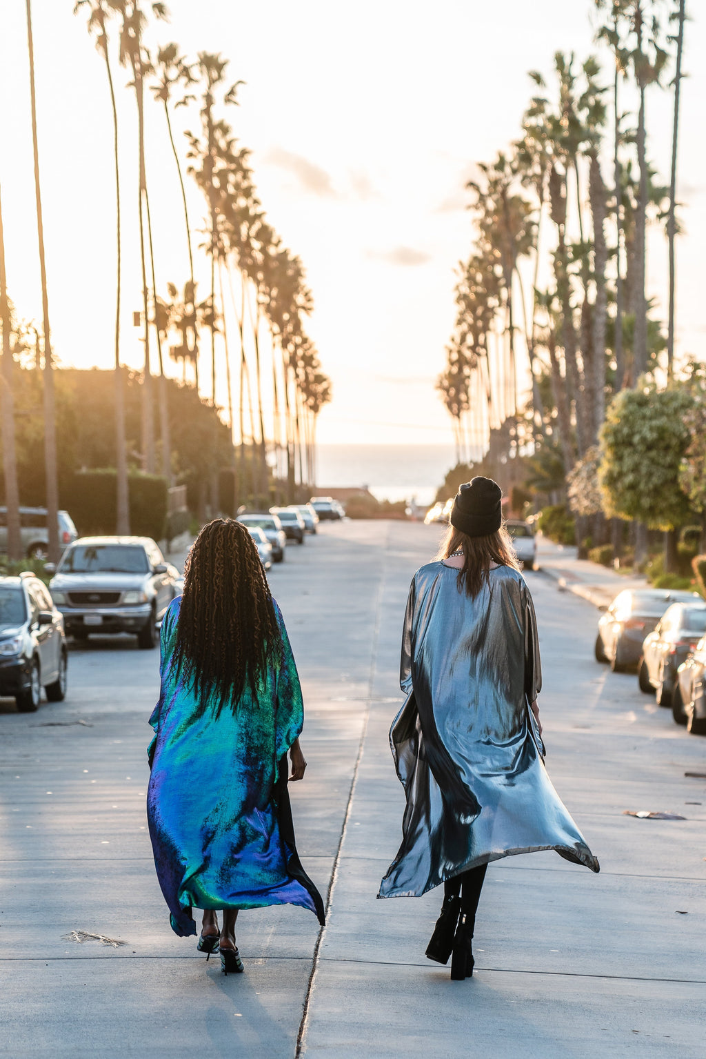 Galaxy Shine Float Scarf Top