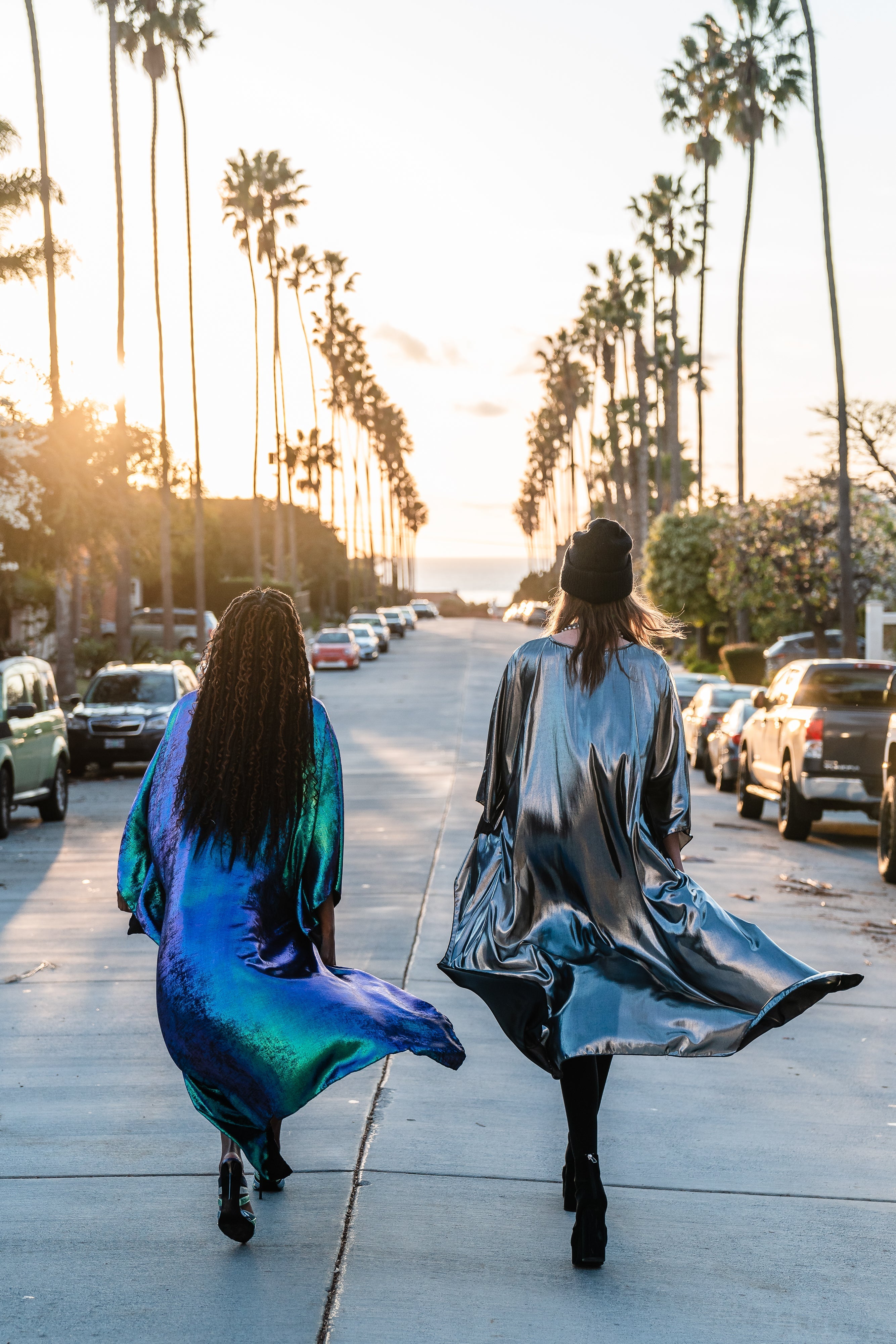 Galaxy Shine Float Scarf Top