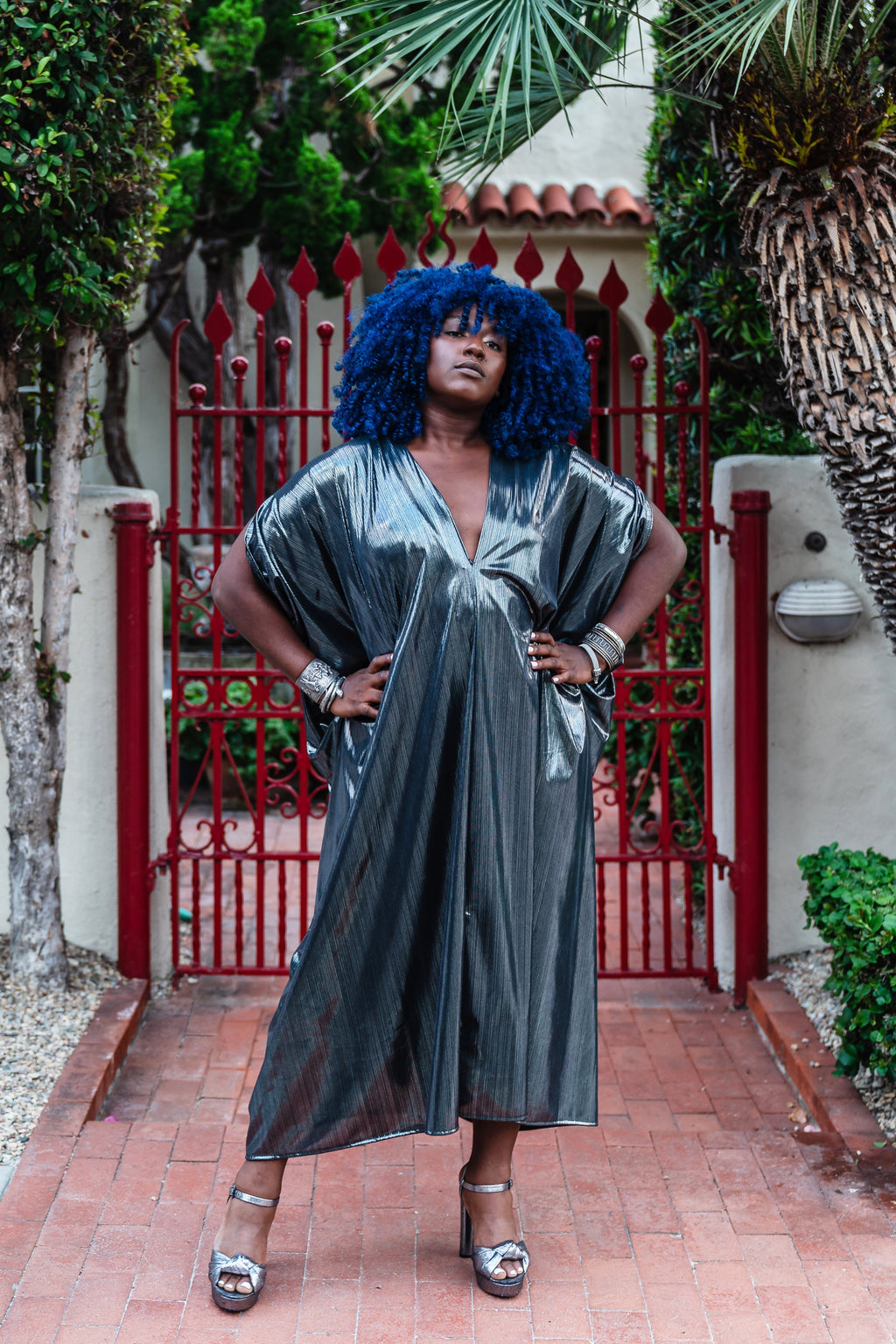 Galaxy Shine Caftan Kaftan Dress